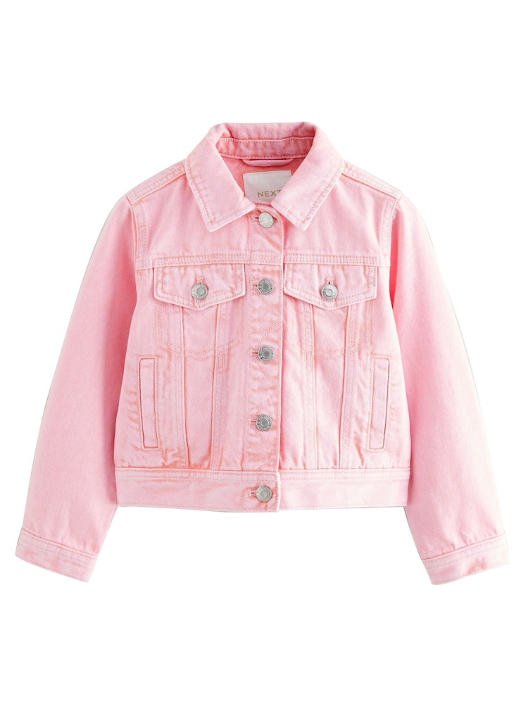 Next Jeansjacke Mädchen Größe 128 rosa