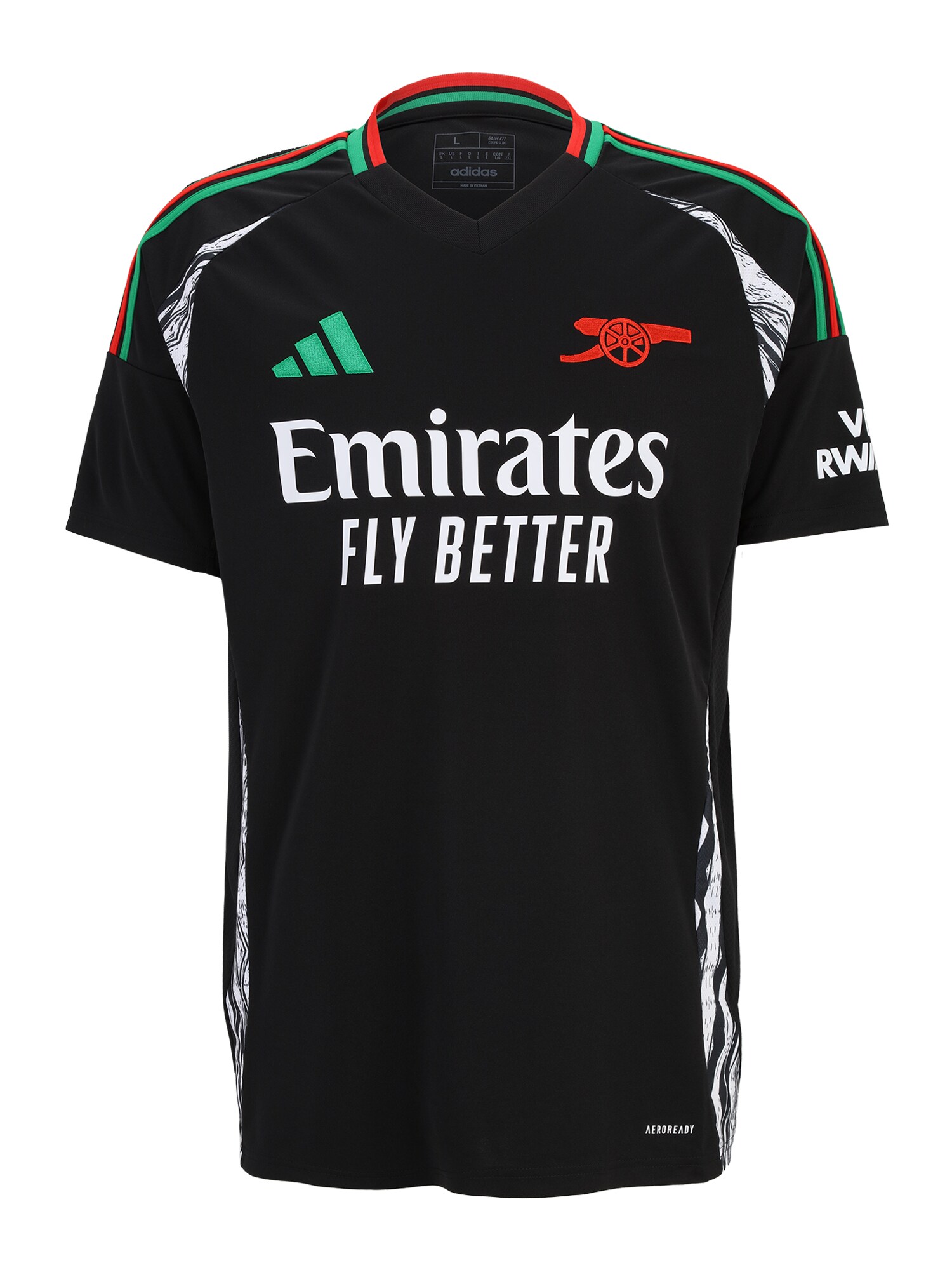 ADIDAS PERFORMANCE Dres 'Arsenal 24/25 Away'  limetová / červená / čierna / biela