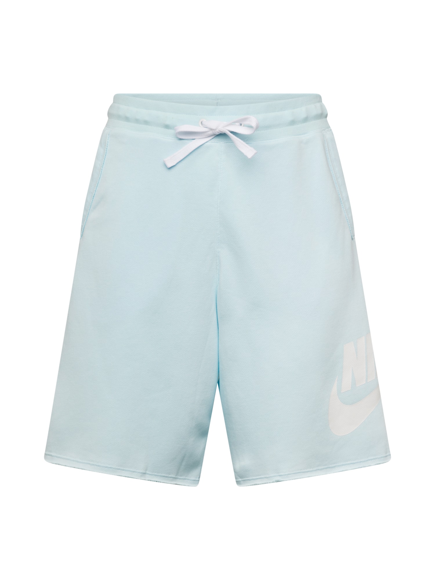 Nike Sportswear Nohavice 'CLUB ALUMNI'  svetlomodrá / biela