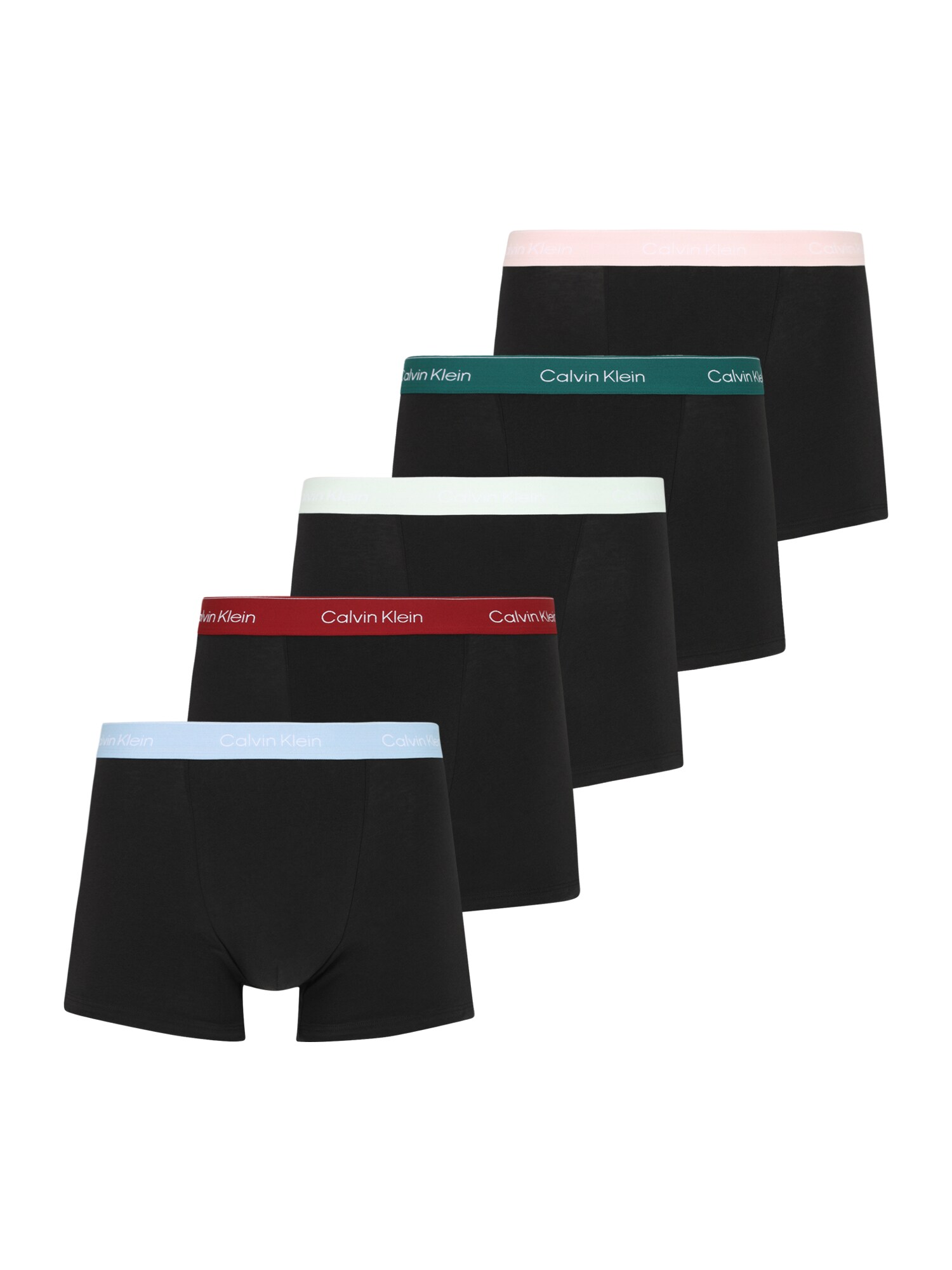 Calvin Klein Underwear Boxeri  albastru deschis / verde închis / roşu închis / negru