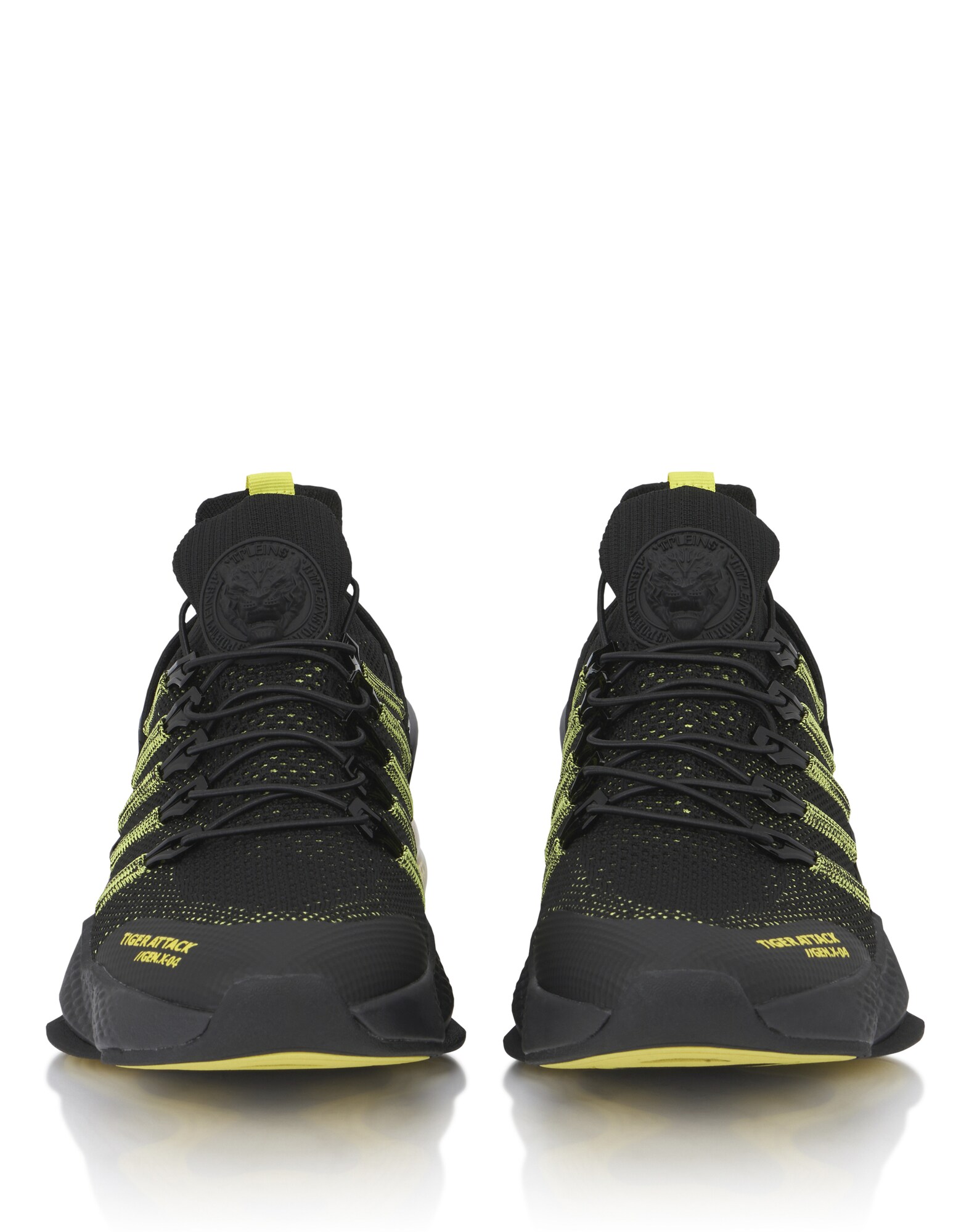 Plein Sport Zapatillas deportivas bajas 'Tiger'  limón / negro – imagen 4