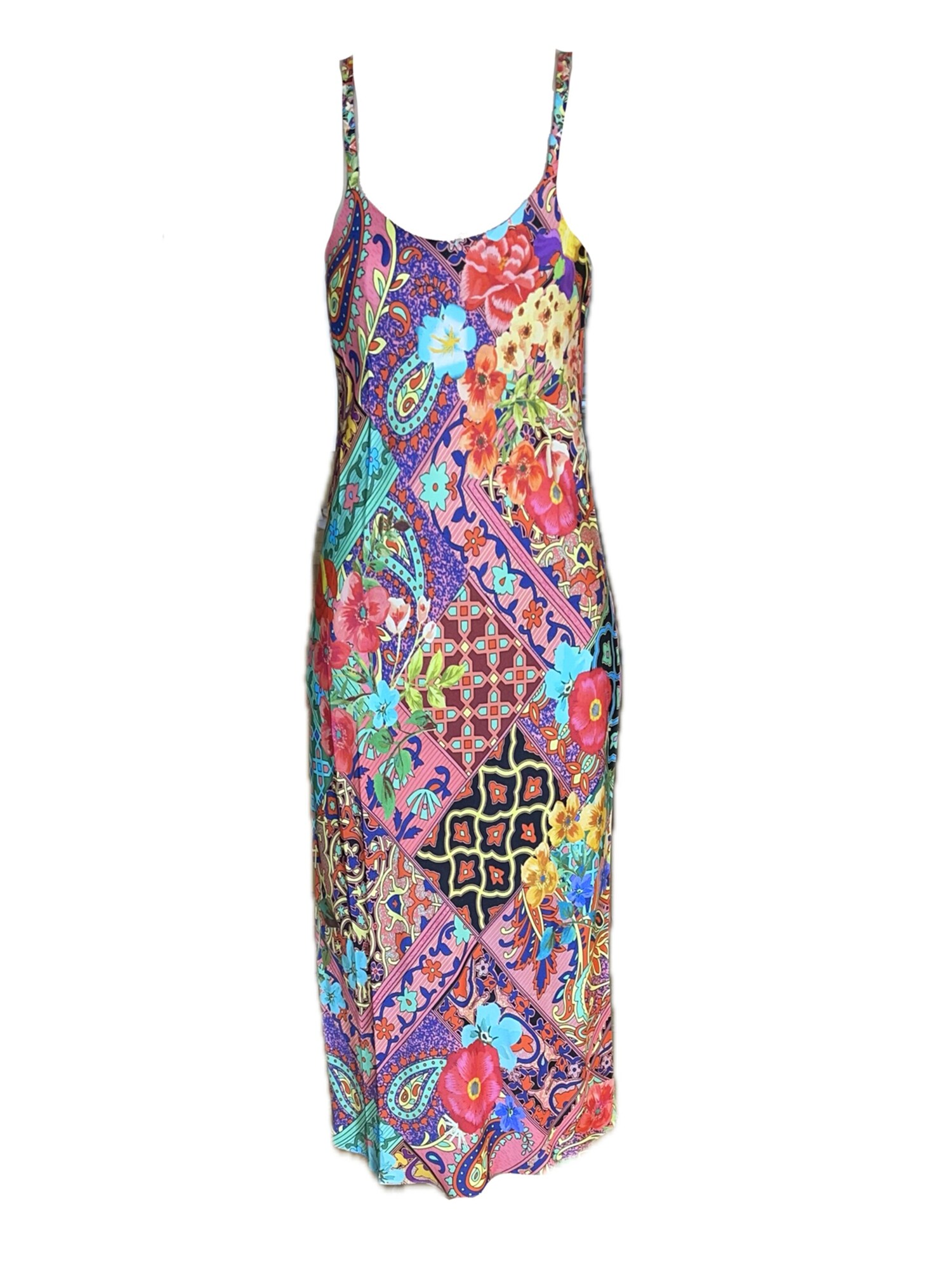 Introvertie VIENNA Vestido de verano 'Not Your Darling Bias Slip Dress'  mezcla de colores