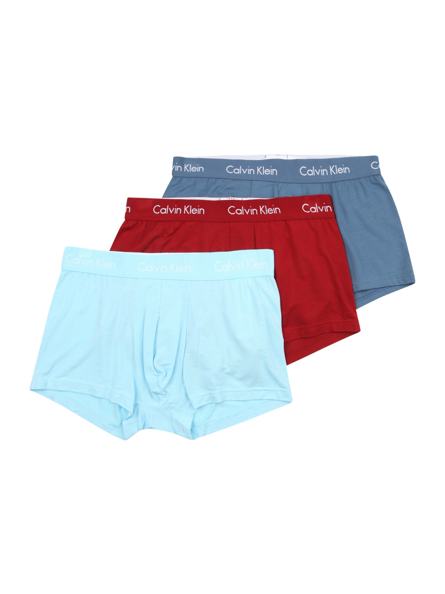 Calvin Klein Underwear Boxer trumpikės  raudona / azuro / balta / mėlyna dūmų spalva