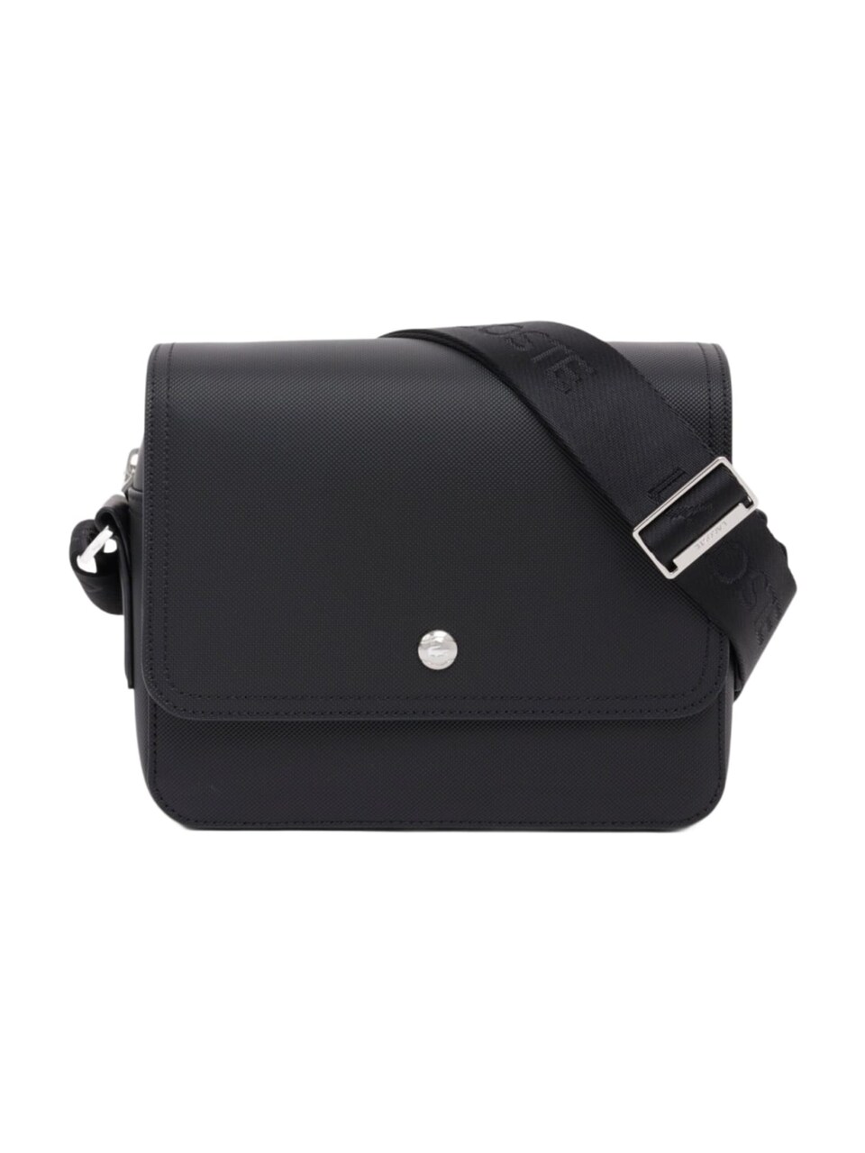 Axelremsväska 'Lacoste Petit sac messenger Homme Langon Petit Piqué Noir'
