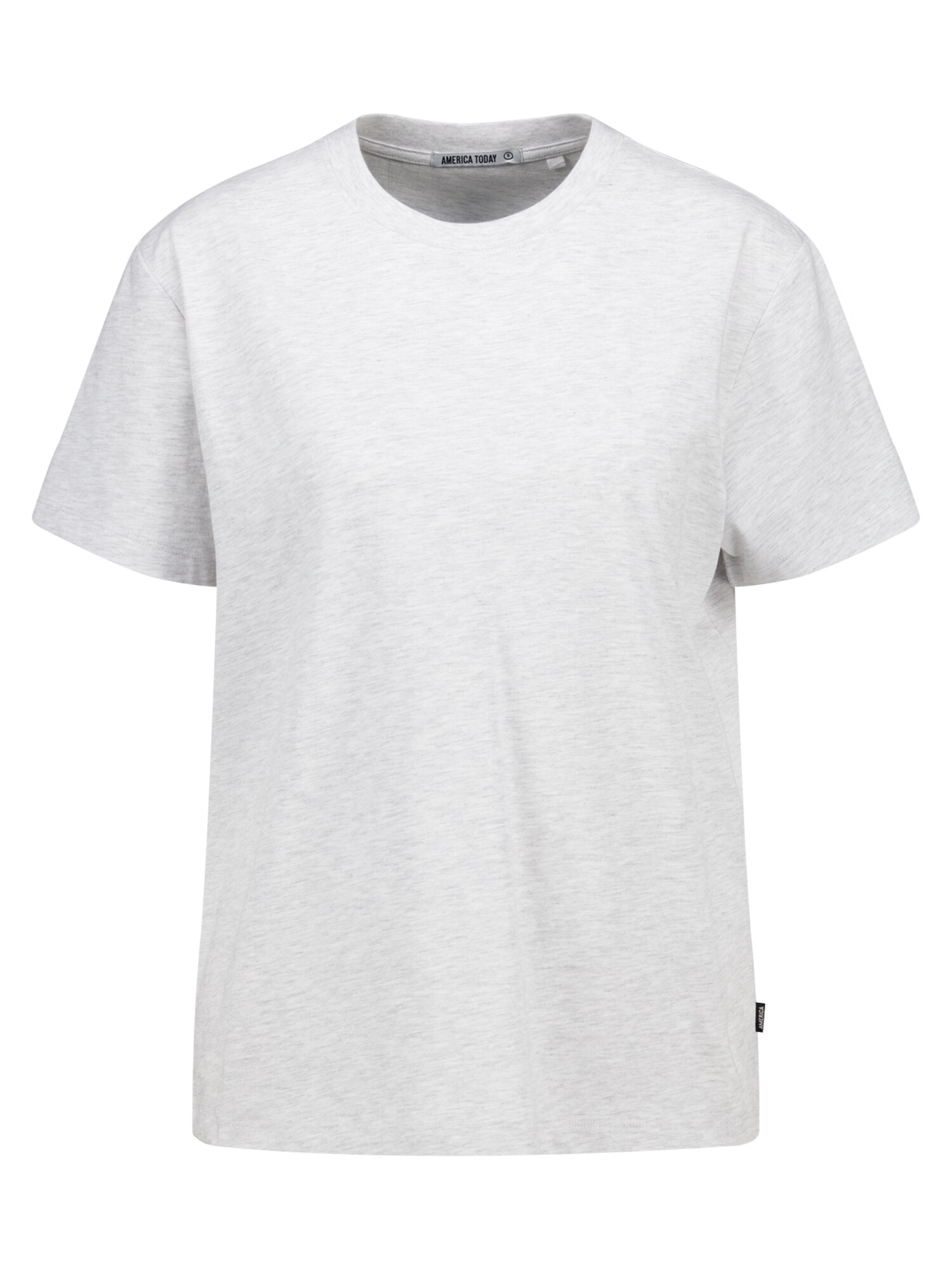 America Today Shirt Grijs Gemêleerd