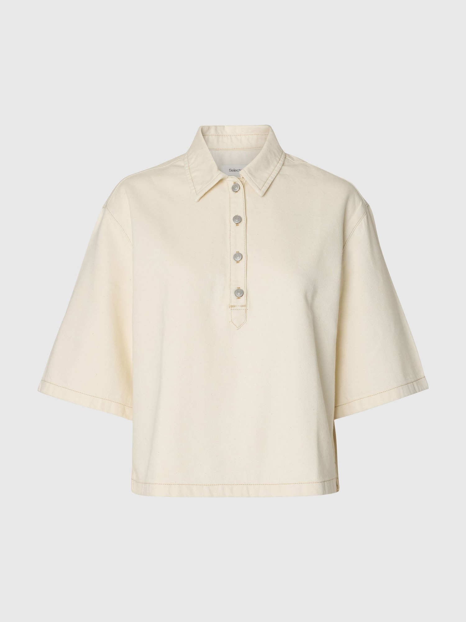 SELECTED Camiseta  blanco