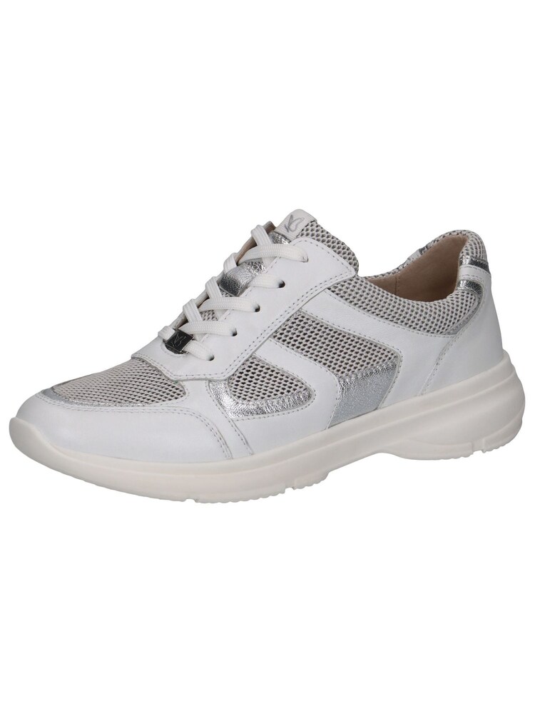 CAPRICE Sneaker Damen Größe 36 silber / weiß