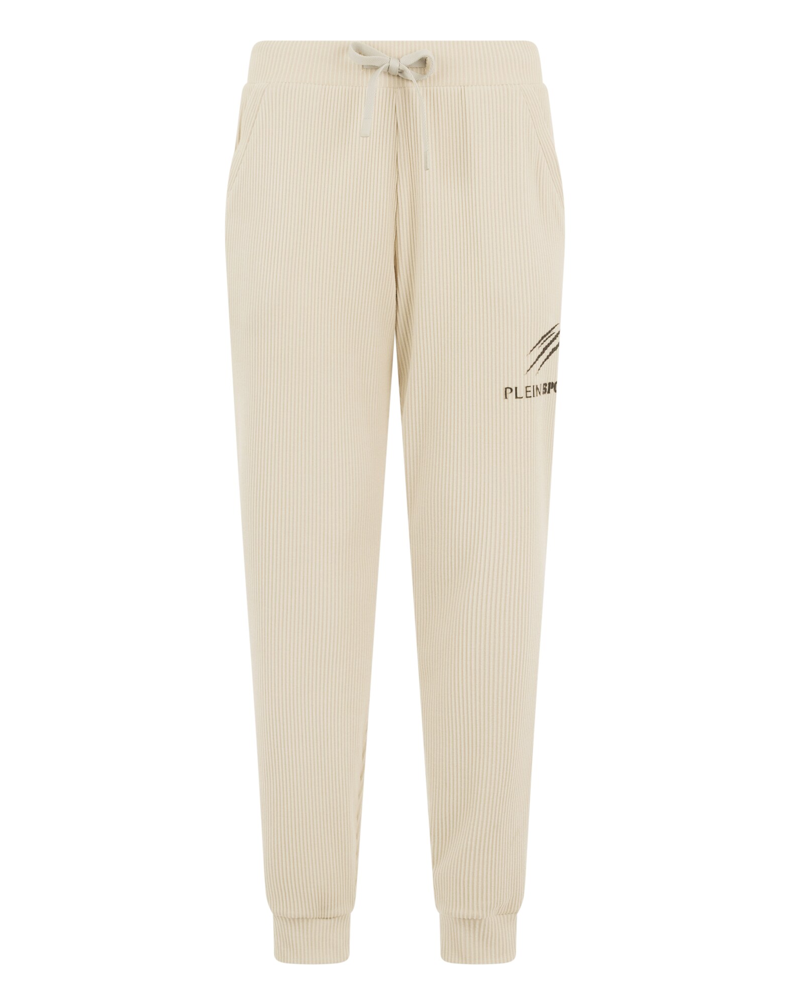 Plein Sport Pantalón  marfil / negro