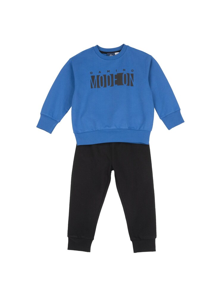 Chicco Trainingsanzug Jungen Größe 110 blau / schwarz