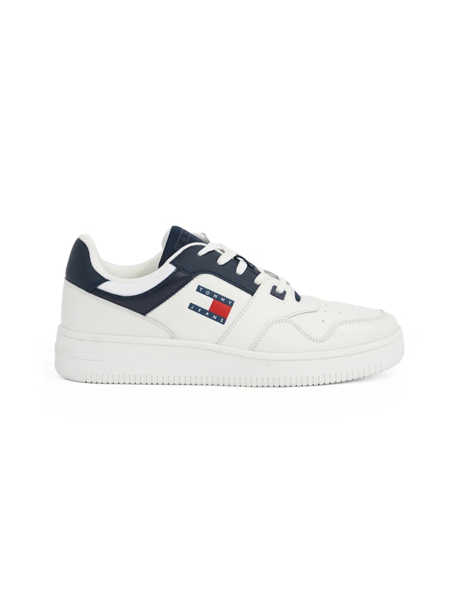 Tommy Jeans Nízke tenisky 'RETRO BASKET ESS' námornícka modrá / červená / biela (obrázok 6)