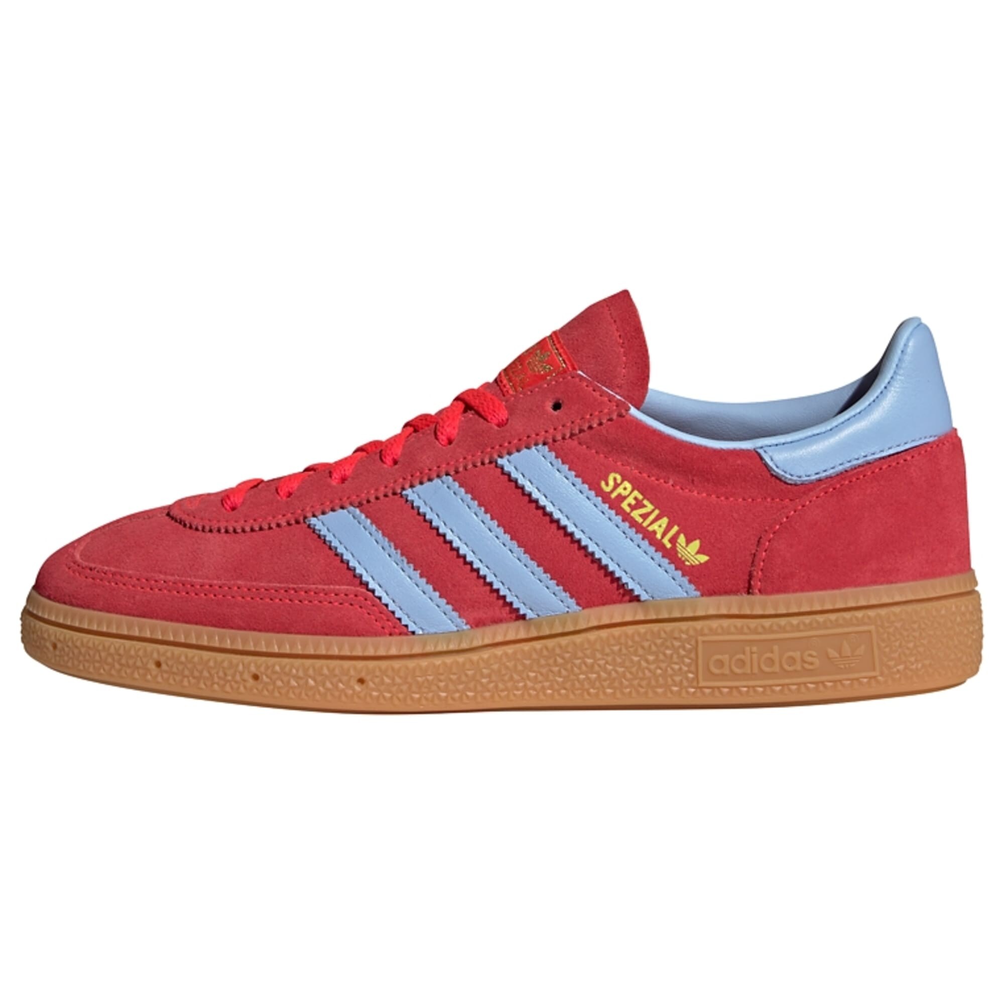 ADIDAS ORIGINALS Sneaker low 'Handball Spezial'  albastru deschis / galben / roșu cranberry