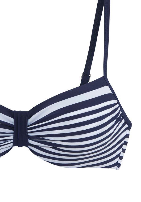 LASCANA, Bikini felső, kék & fehér, 3 kép a 4 közül