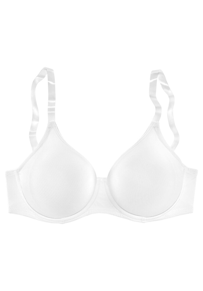 NUANCE T-Shirt-BH ohne Schale Damen Größe 100 perlweiß Winterkleid