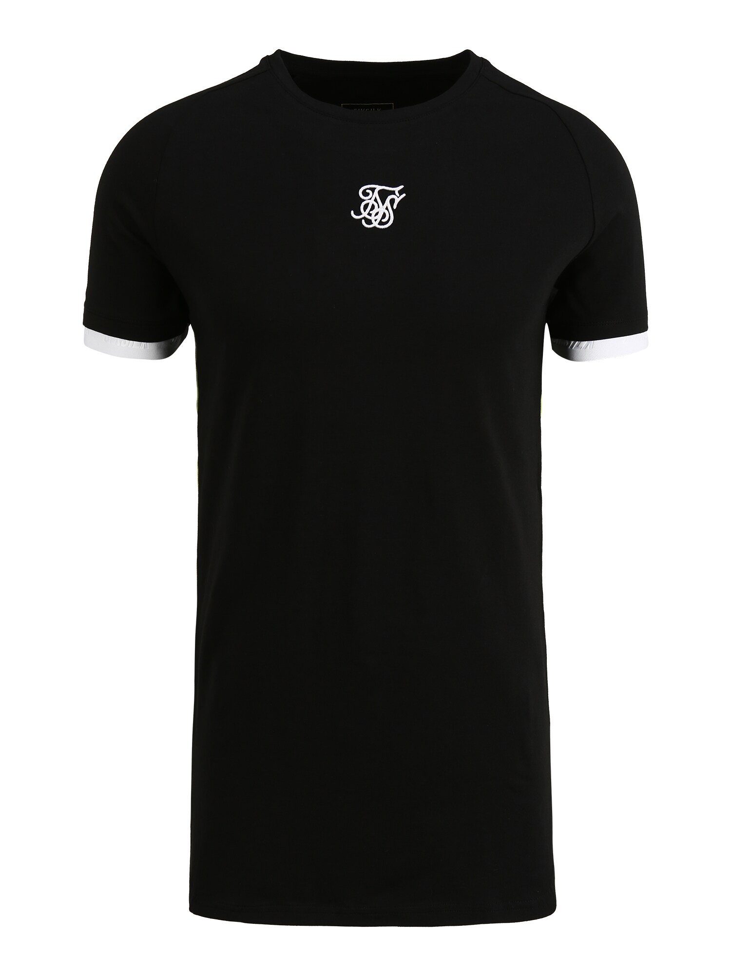 SikSilk Marškinėliai  juoda / balta