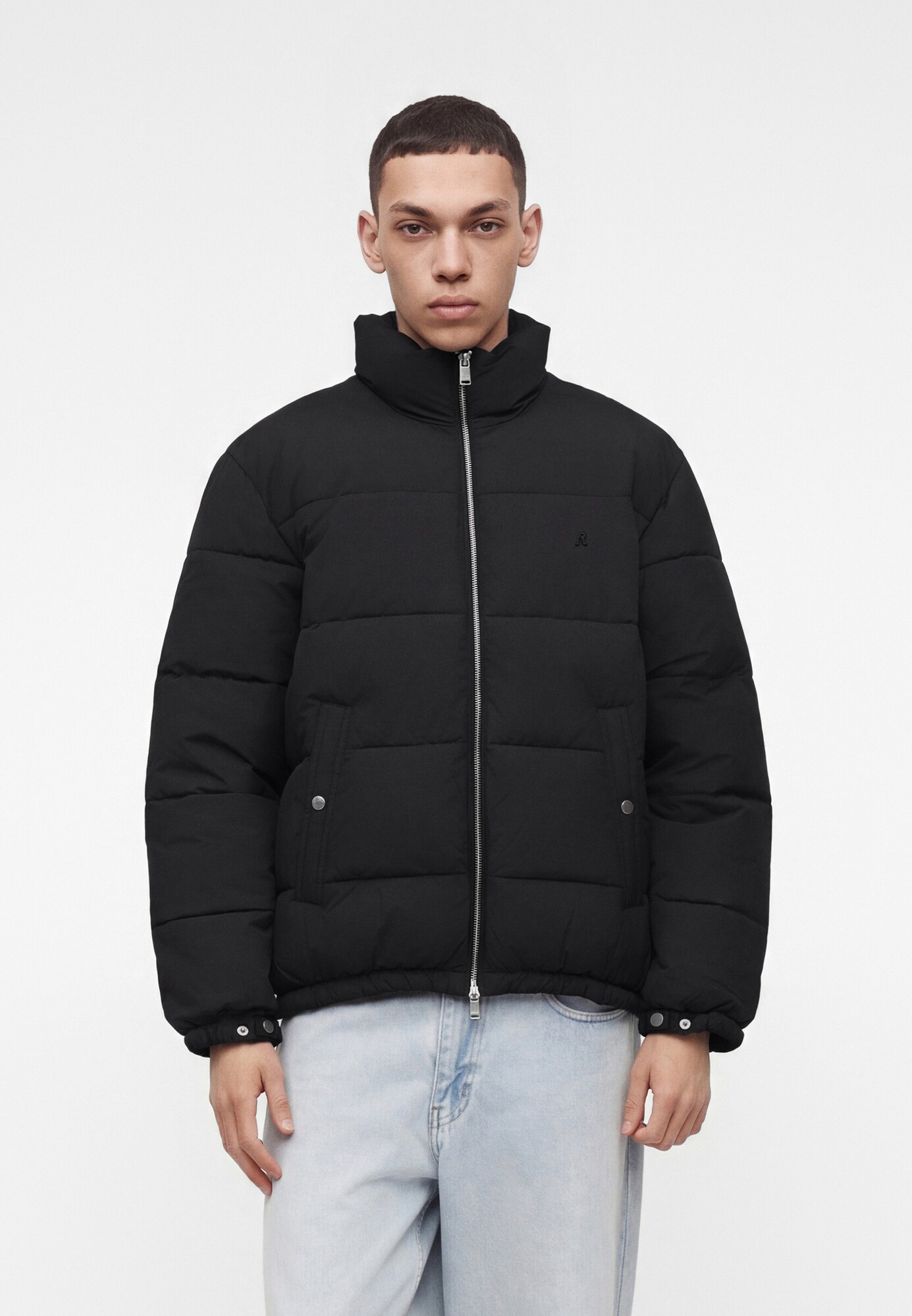 REPLAY Chaqueta de invierno  negro – imagen 4