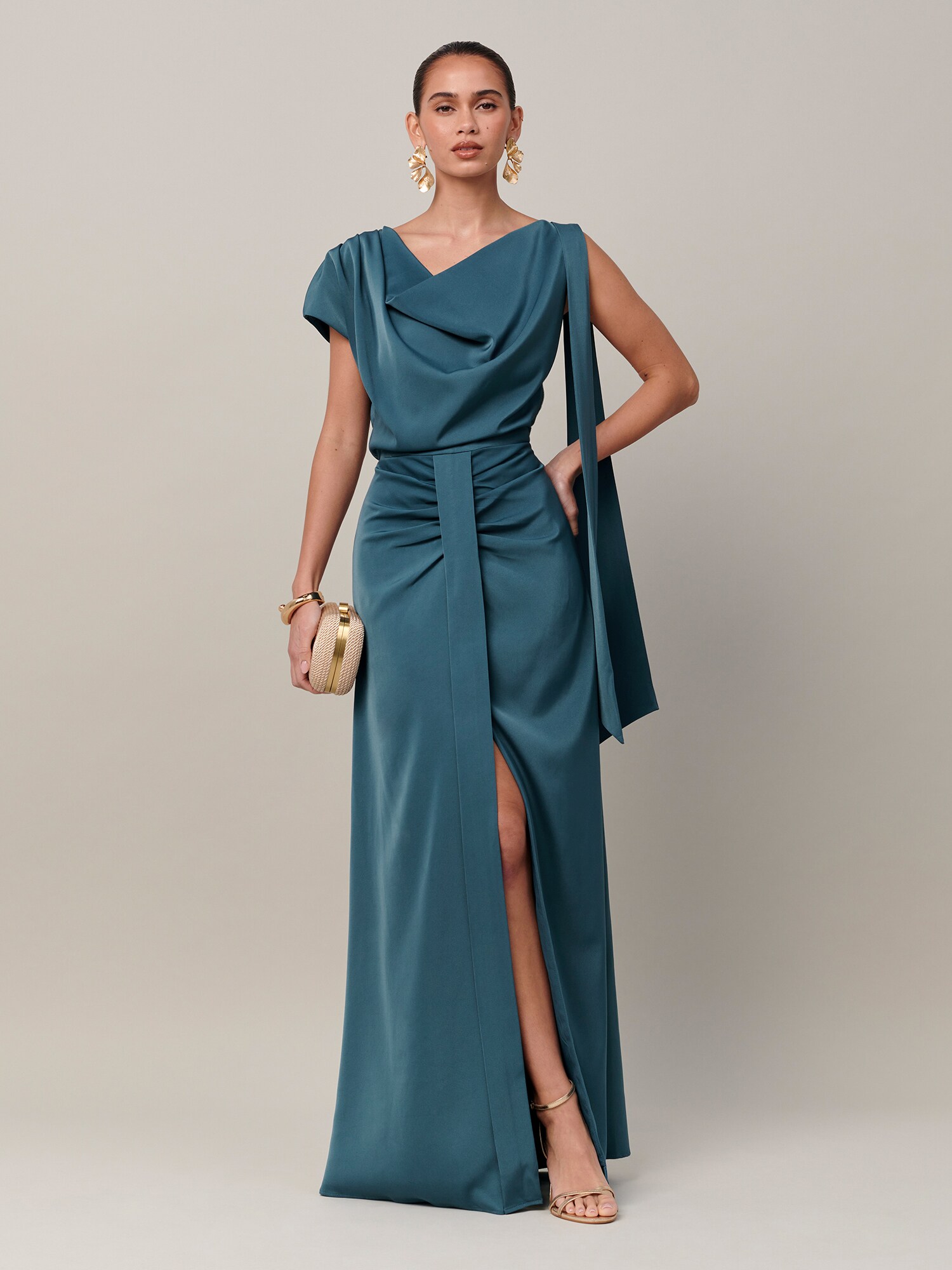 Sável Rochie de seară Erica albastru