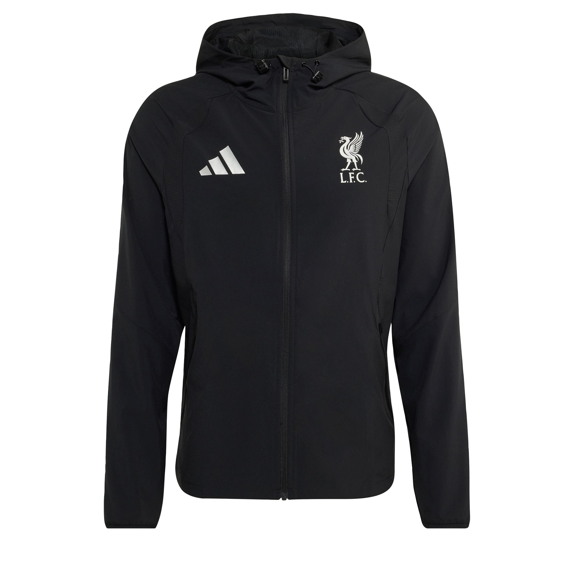 ADIDAS PERFORMANCE Jakna za vježbanje 'FC Liverpool Tiro' crna / bijela