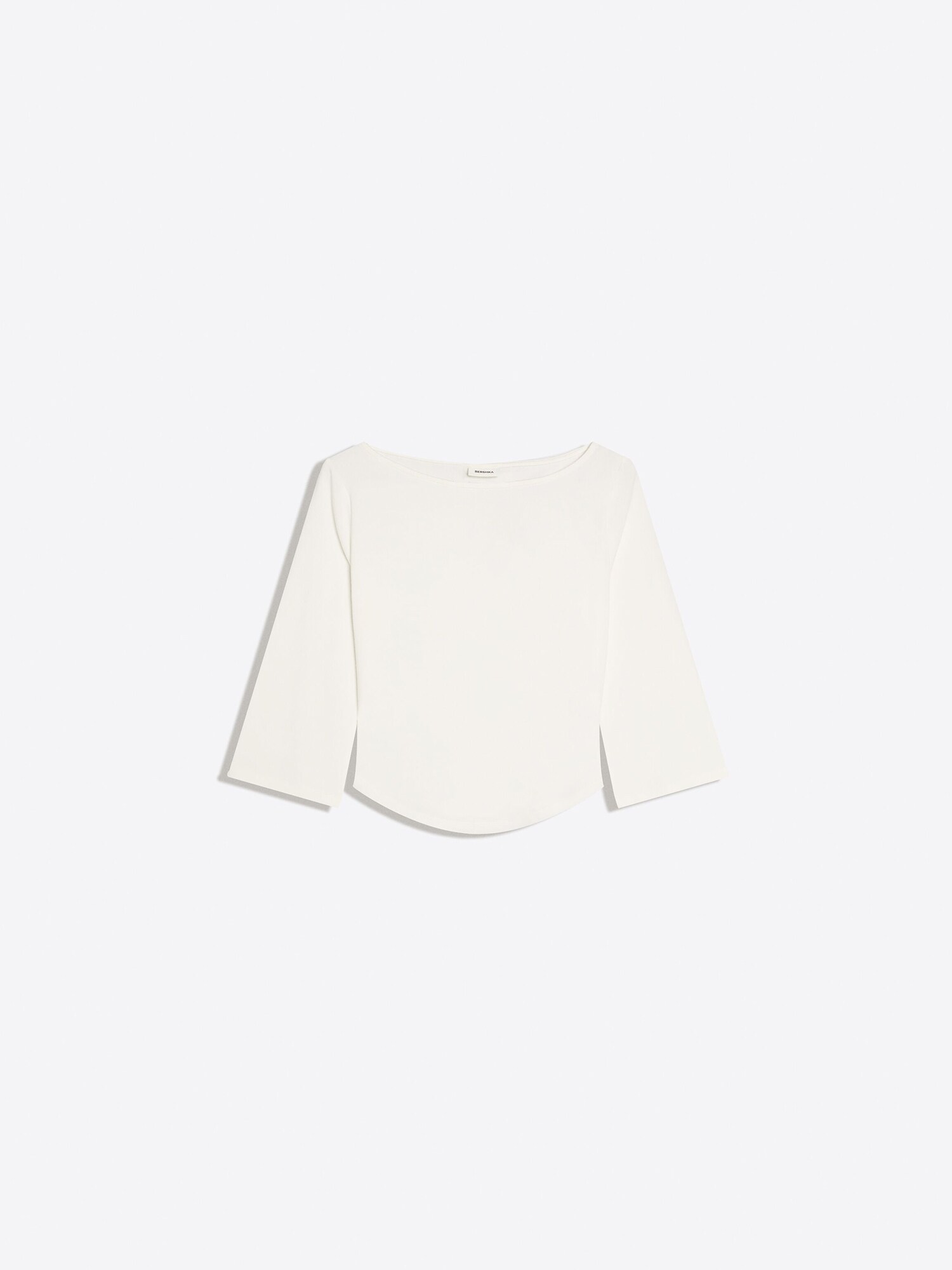 Bershka Majica  naravno bela