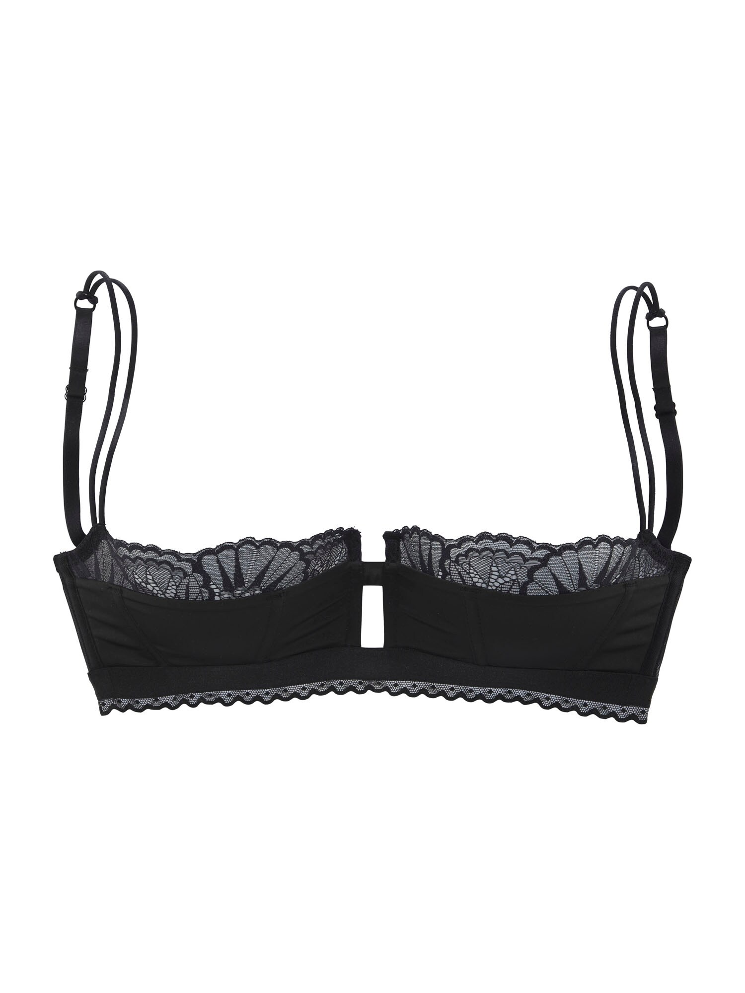 PETITE FLEUR Sutien Push-up bra  negru