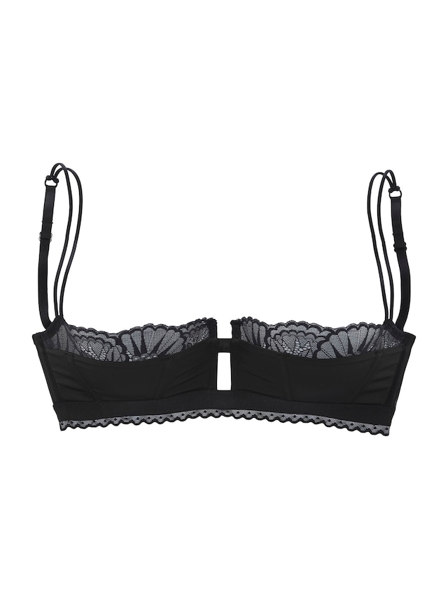PETITE FLEUR, Melltartó 'Push-up bra', fekete, 4 kép a 4 közül