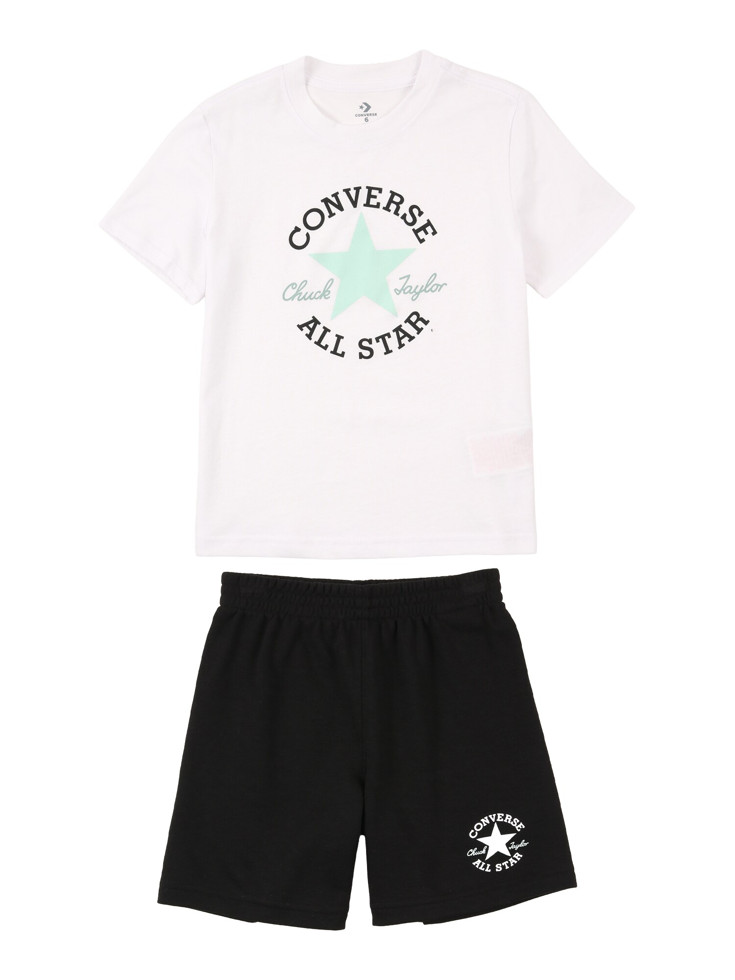 CONVERSE Set  verde mentă / negru / alb
