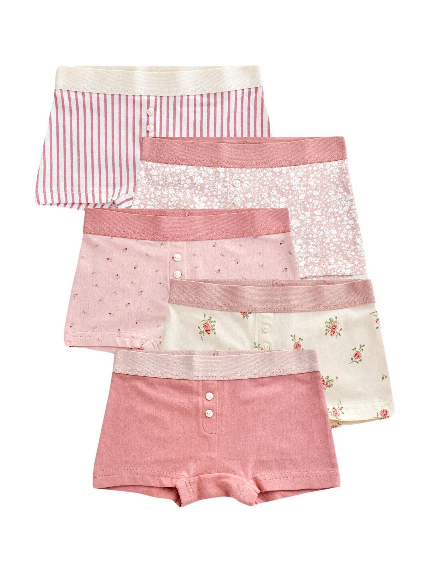 Next Chiloţi  oliv / roz pitaya / roz pastel / alb