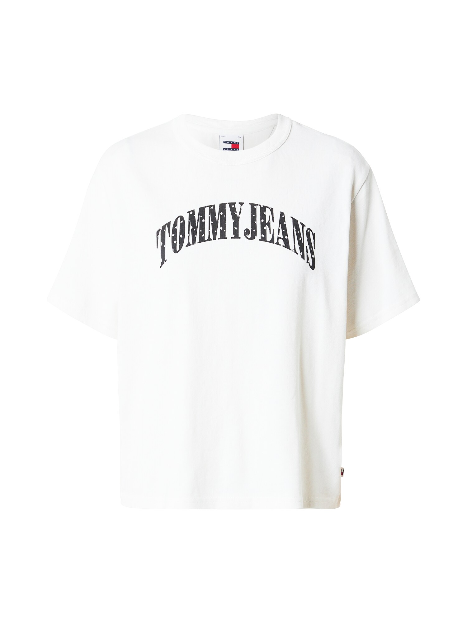 Tommy Jeans Tričko 'STARDUST'  čierna / biela