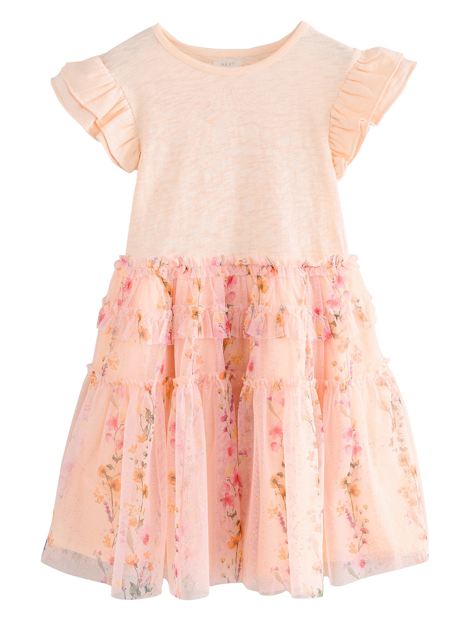Next Rochie  portocaliu / roz / roz