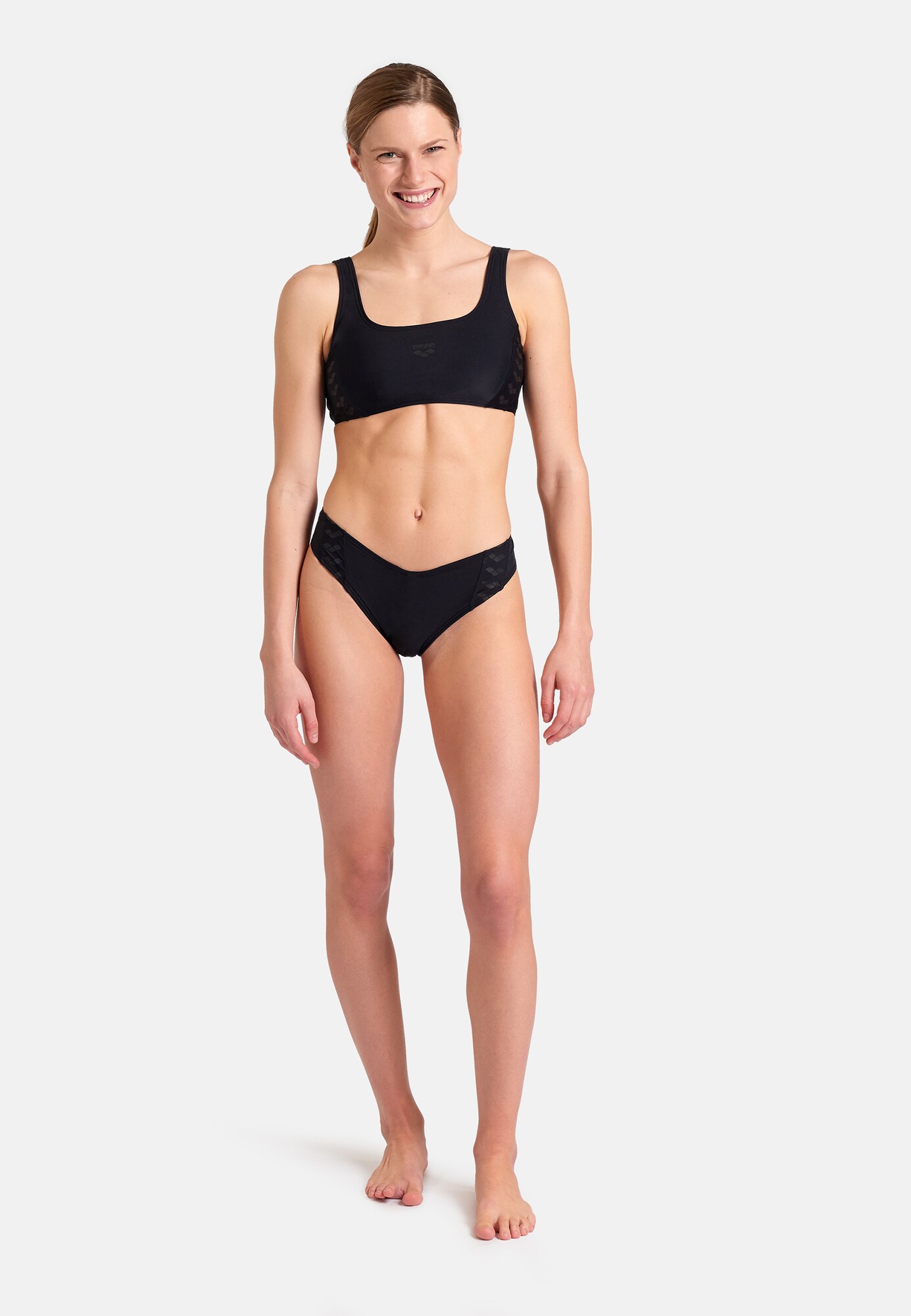 ARENA Bikini 'TEAM STRIPE'  fekete termék 2. képe