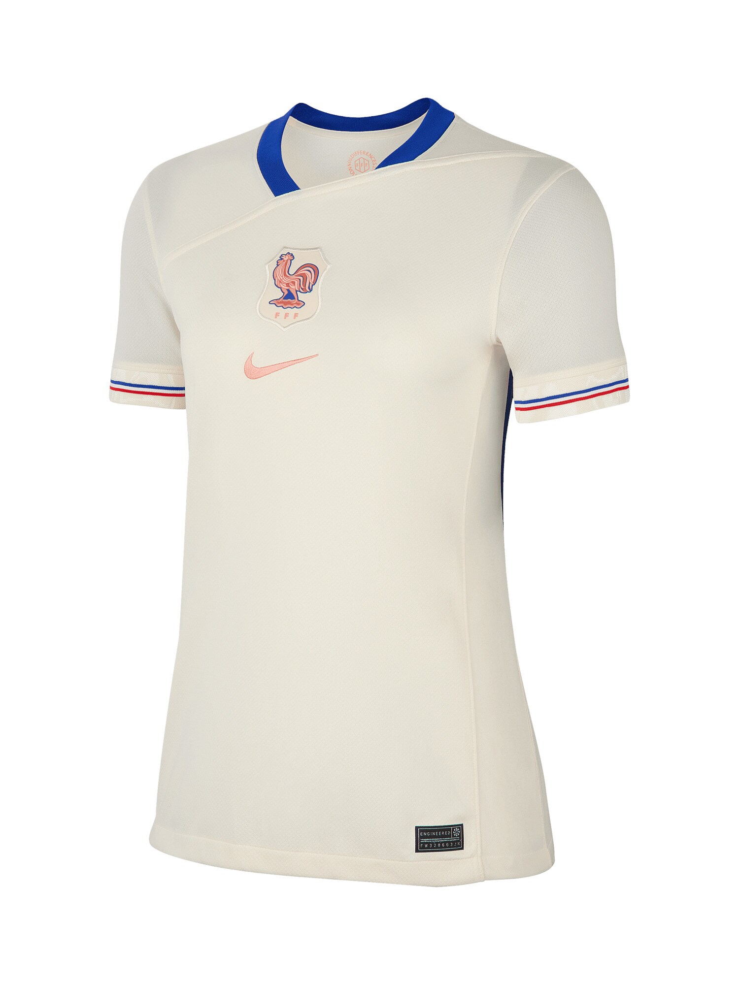 NIKE Dres 'France 2025'  kremna / kraljevo modra / roza