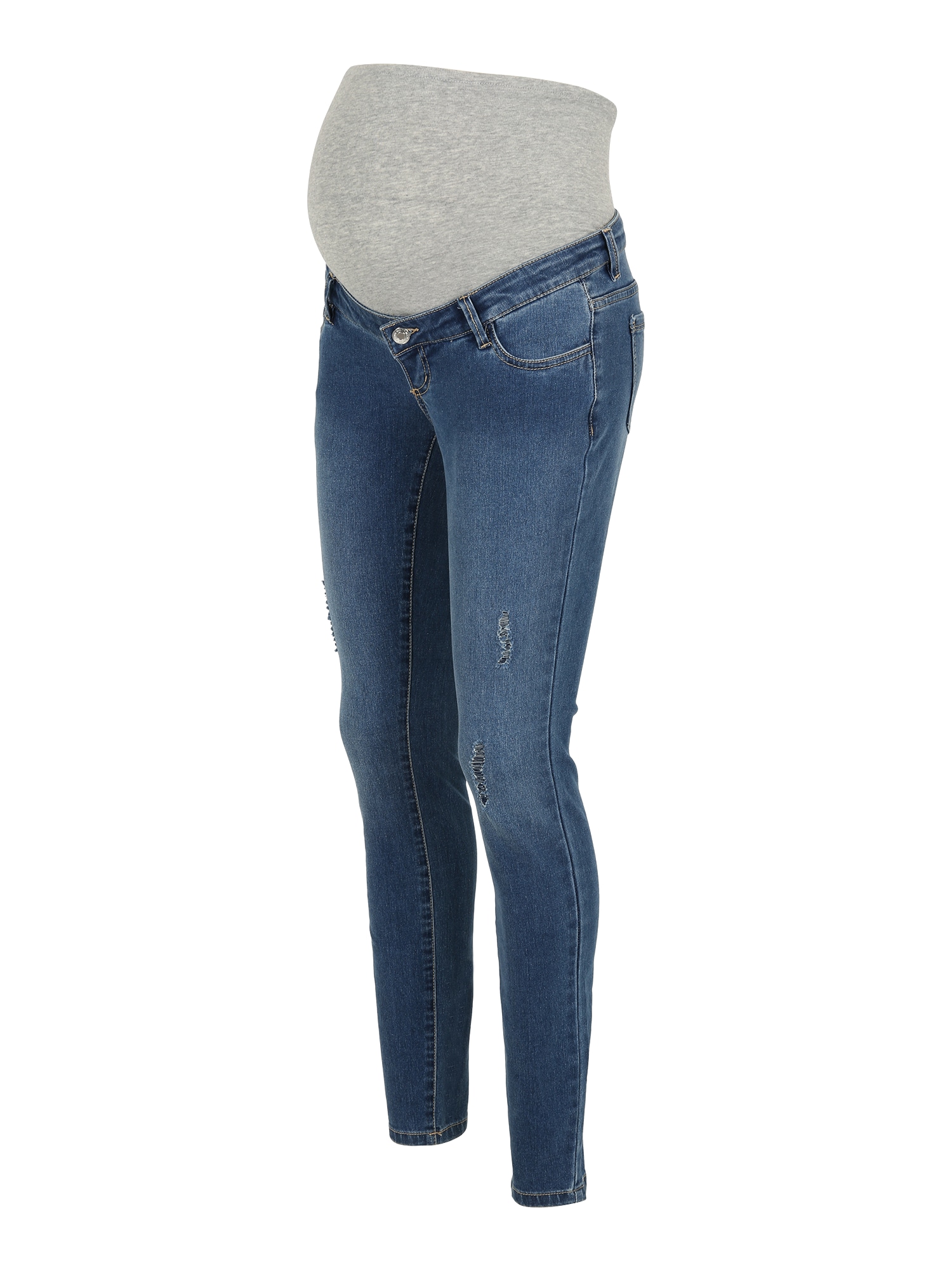 Vero Moda Maternity Jeans 'ZIA'  albastru denim / gri amestecat