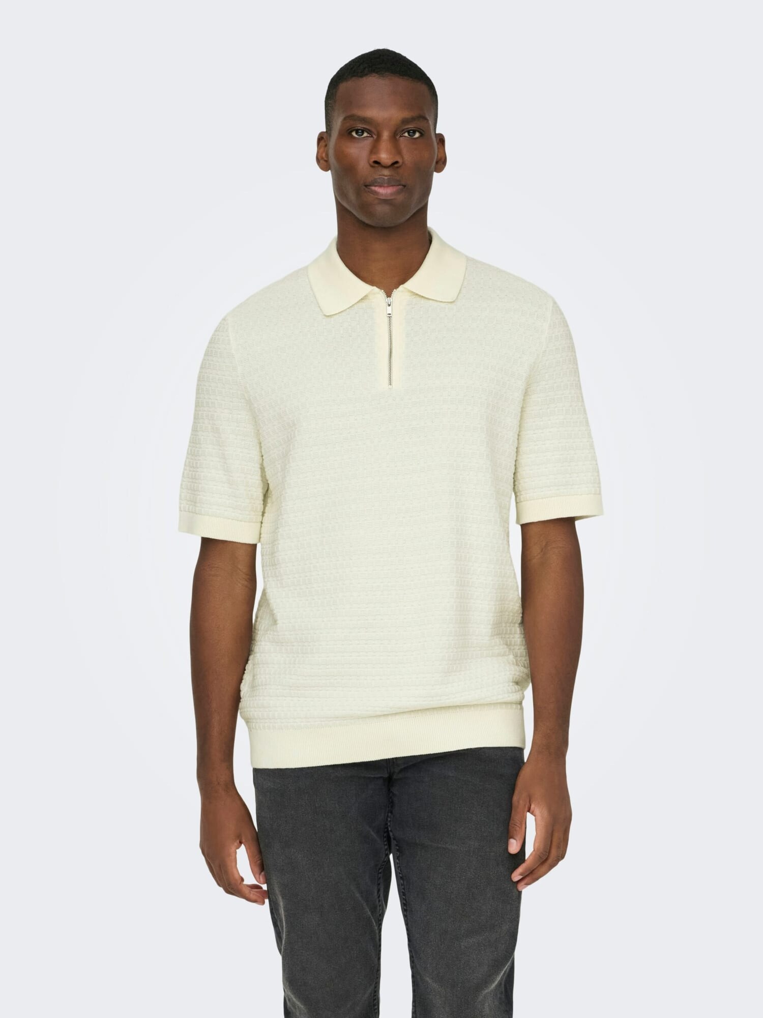 Only & Sons Trui 'ONSMenu' Offwhite