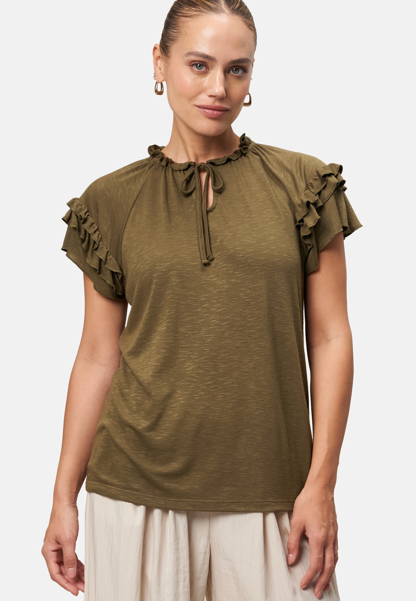 Thumbnail - zero Shirt mit angeschnittenen Ärmeln