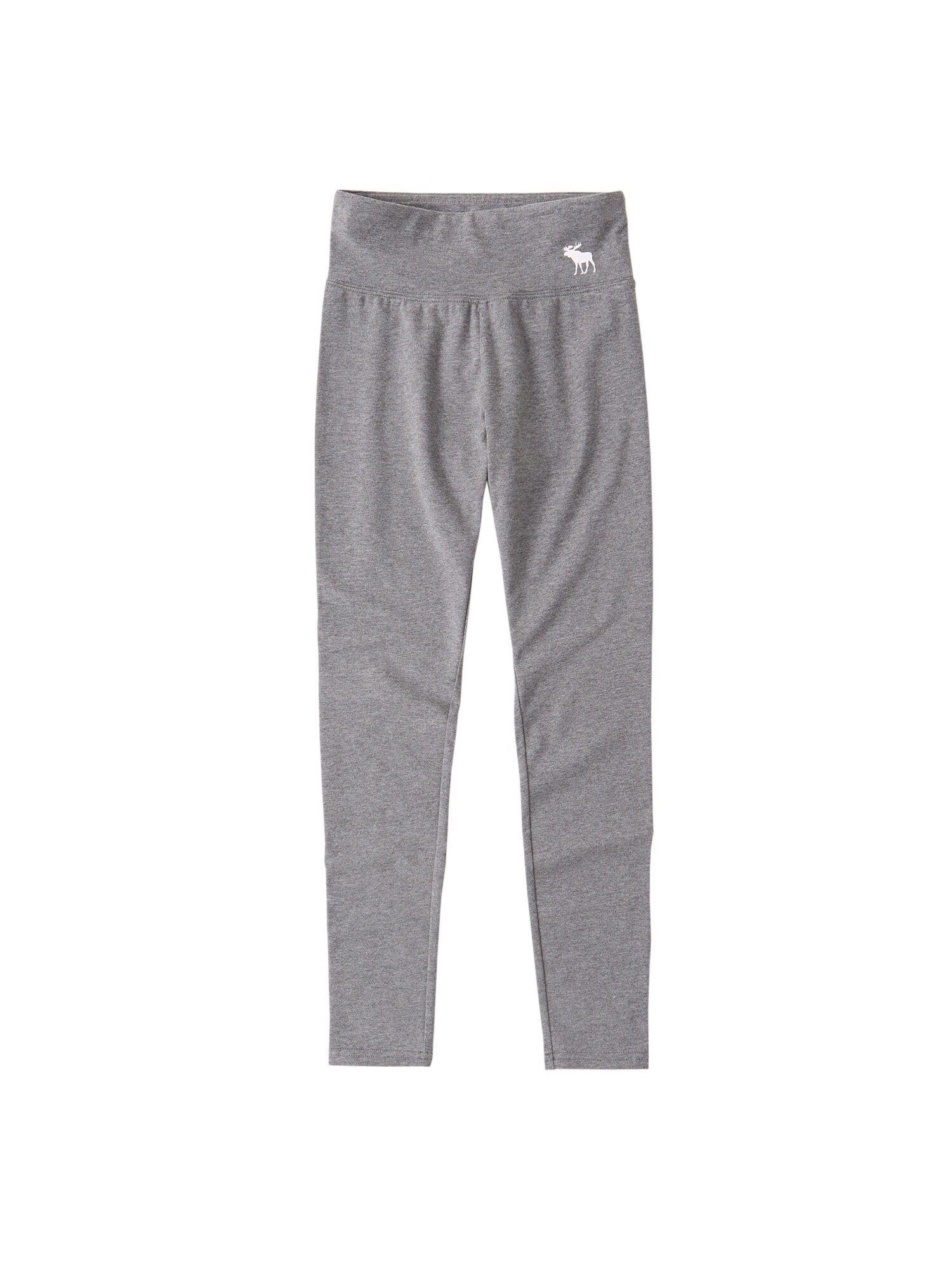 Abercrombie & Fitch Kelnės  margai pilka / balta