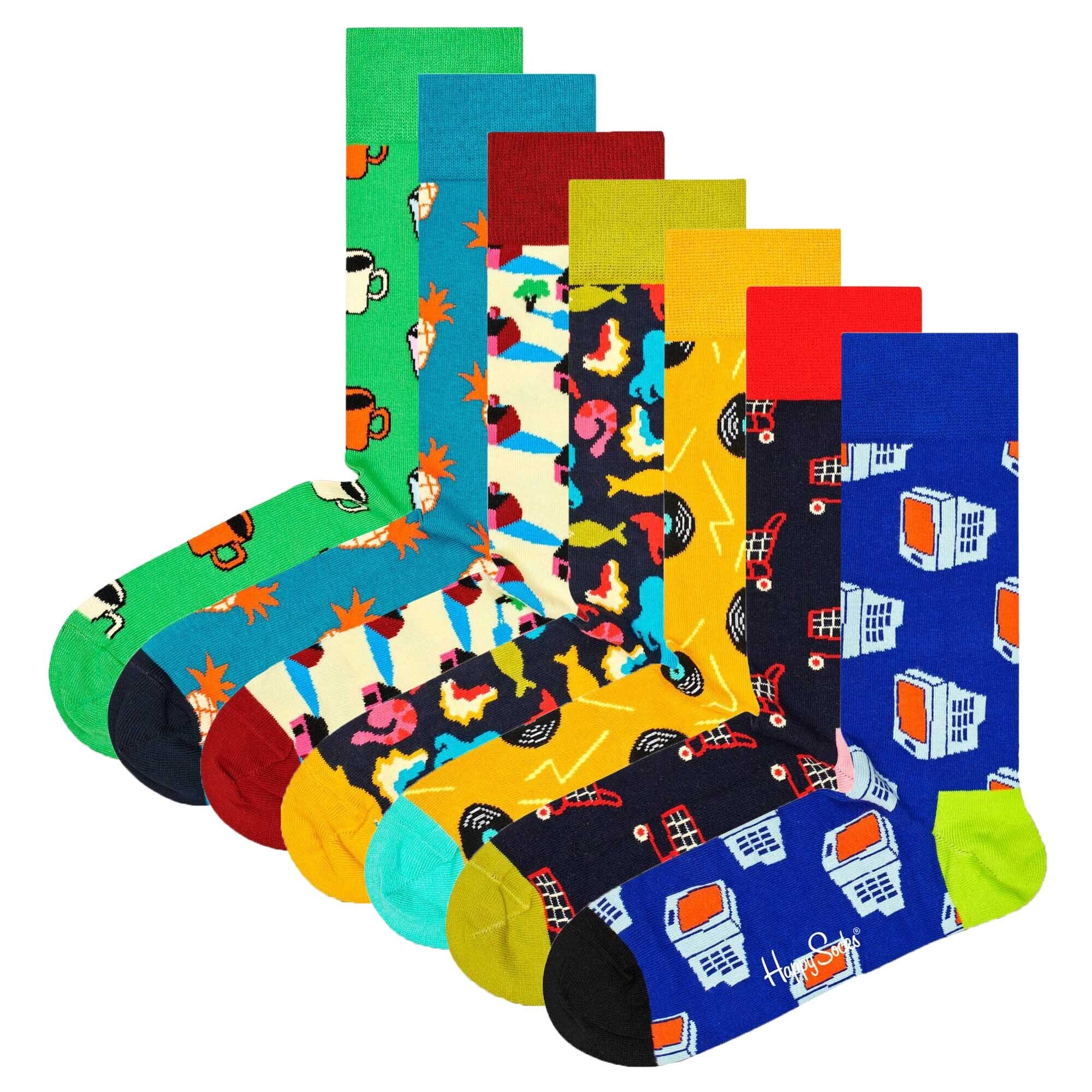 Happy Socks Meias  mistura de cores