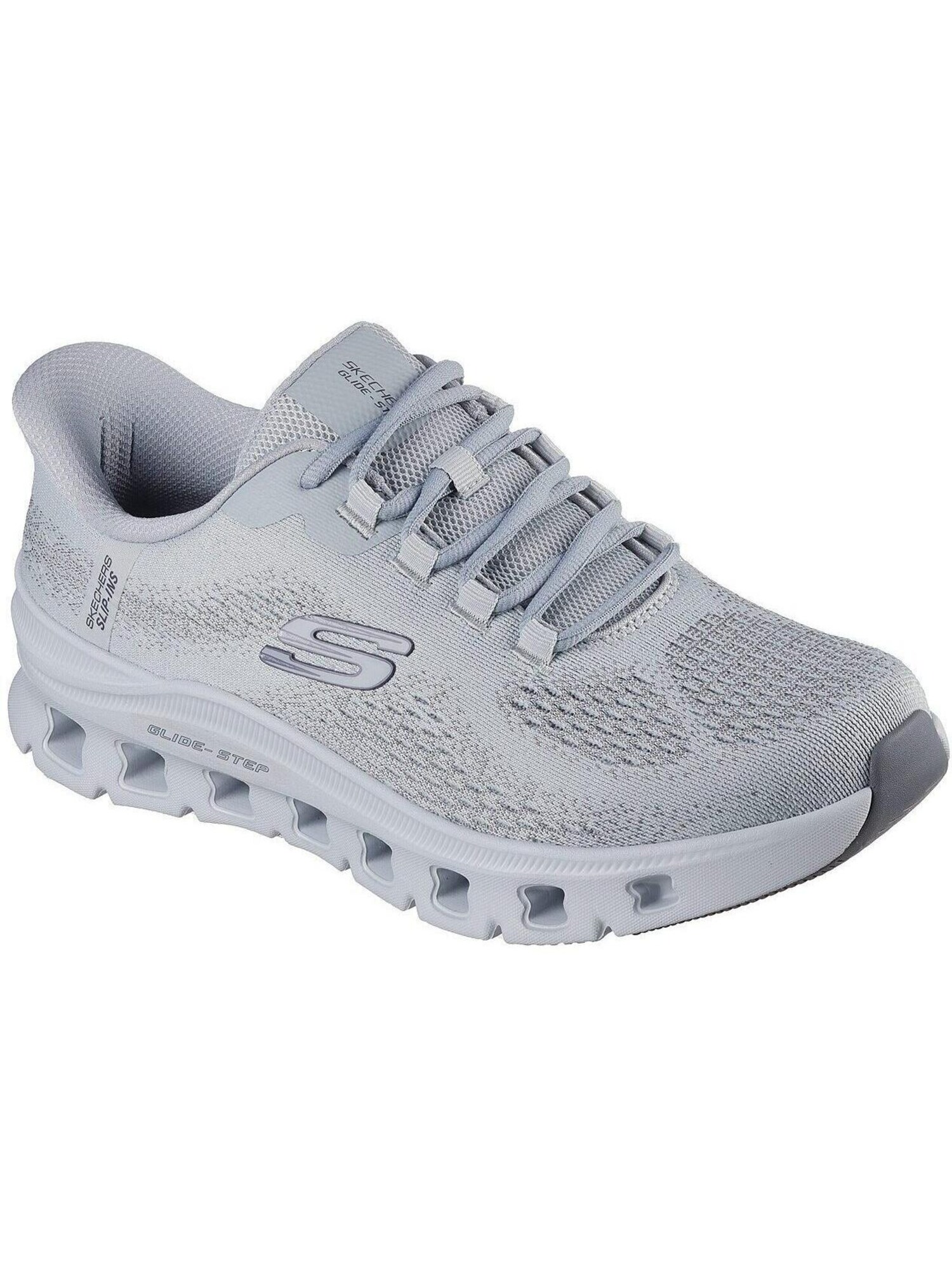SKECHERS Zapatillas deportivas bajas 'Elron'  gris plateado