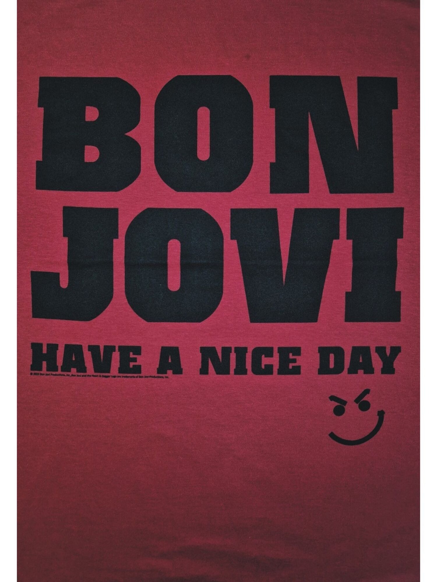Bon Jovi Camiseta 'Bon Jovi Have a Nice Day T-Shirt' rojo – imagen 2