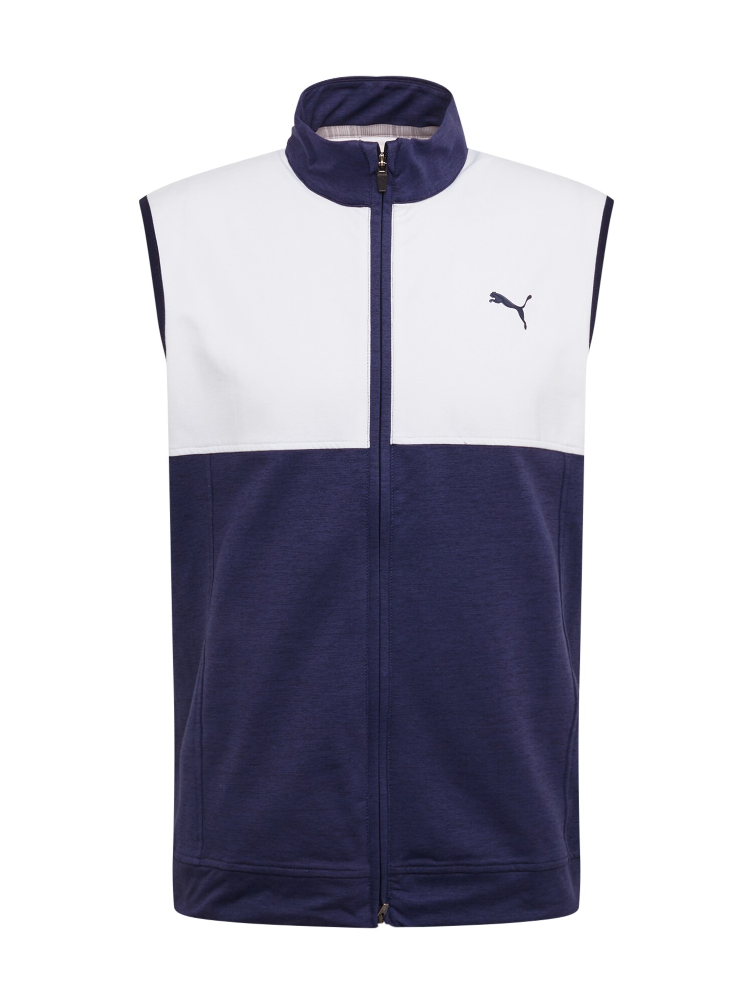 PUMA Sportinė liemenė  tamsiai mėlyna / natūrali balta