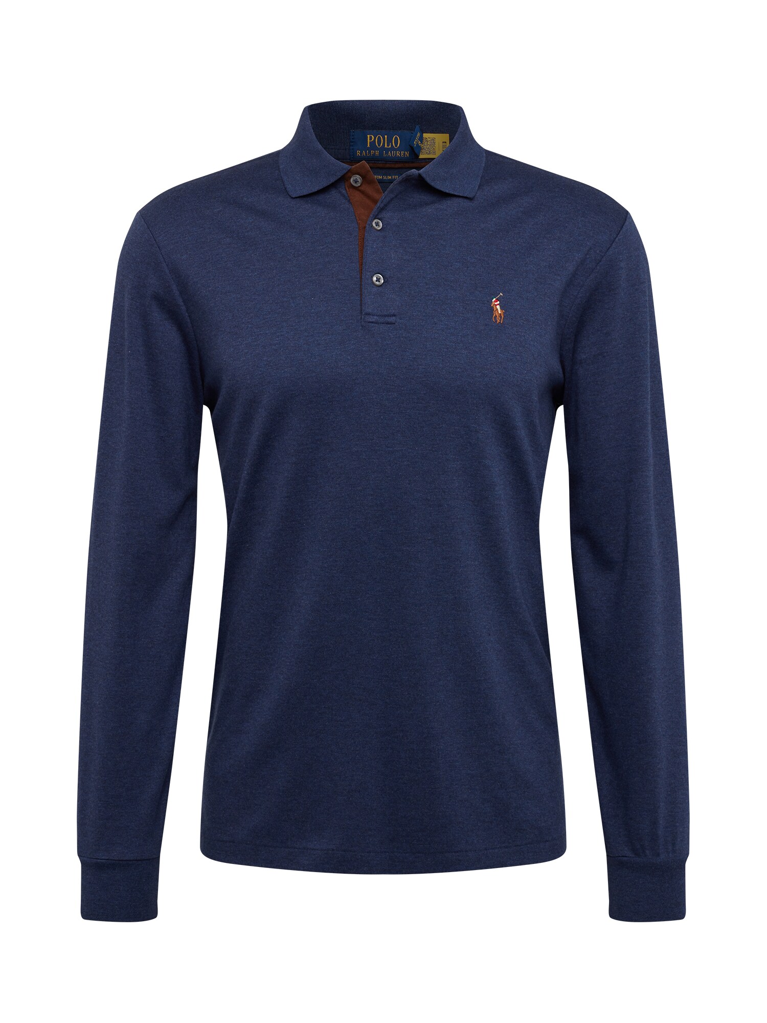 Polo Ralph Lauren Tričko  námornícka modrá / hnedá / tmavooranžová