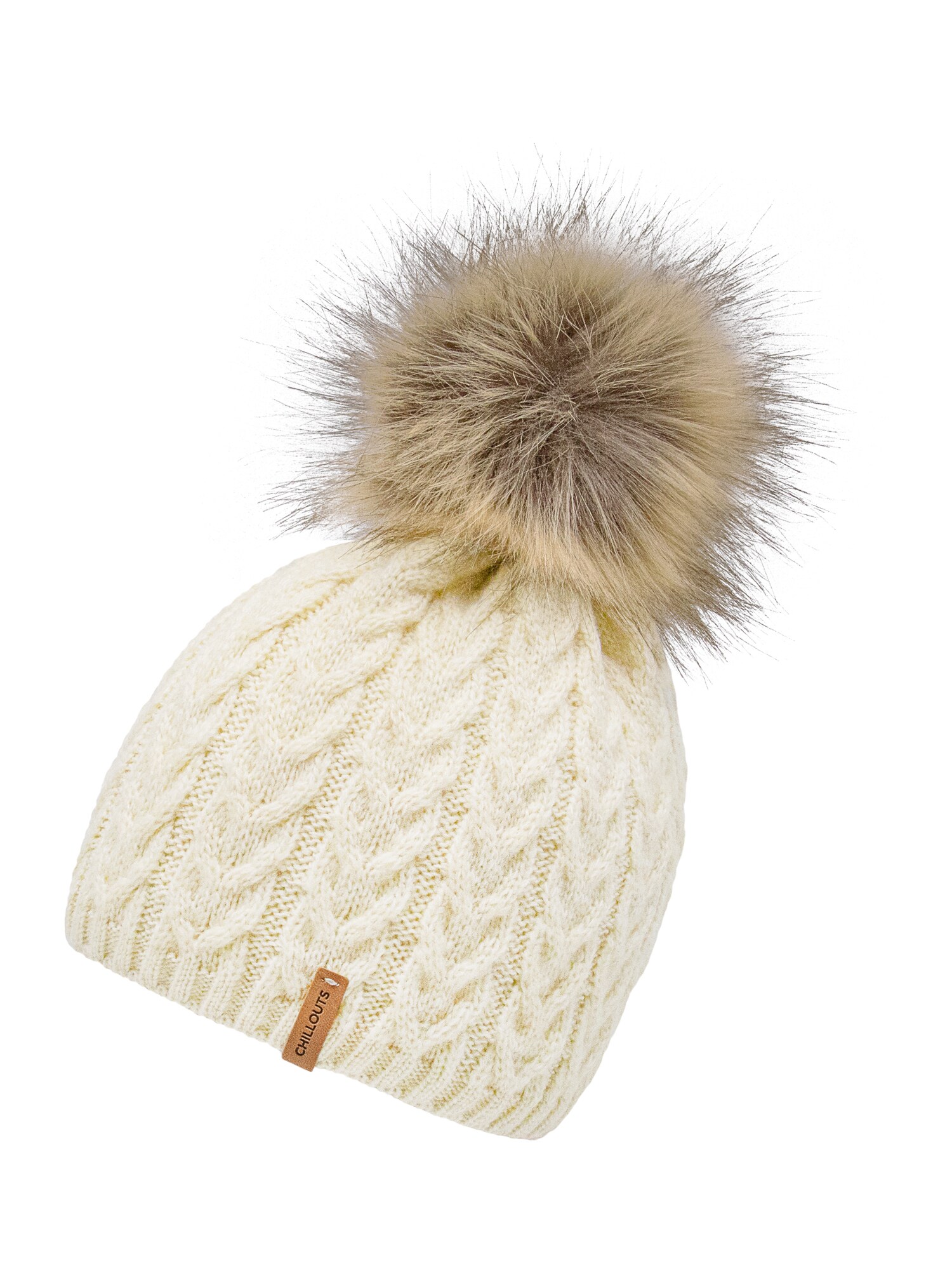 chillouts Căciulă Tabea  crem / bej amestecat