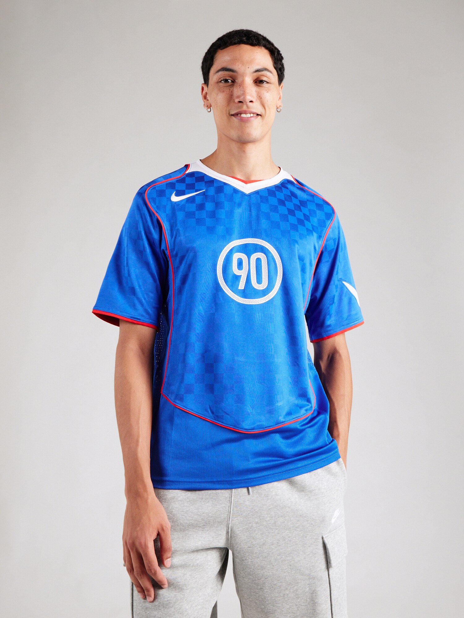 Nike Sportswear Póló 'Total90 Energy'  kék / királykék / piros / fehér termék 2. képe