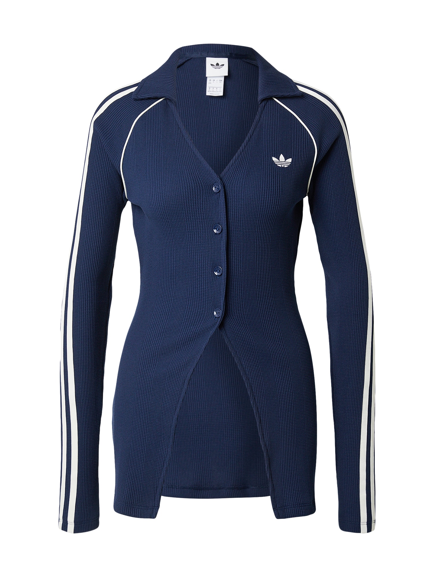 ADIDAS ORIGINALS Geacă tricotată  bleumarin / alb