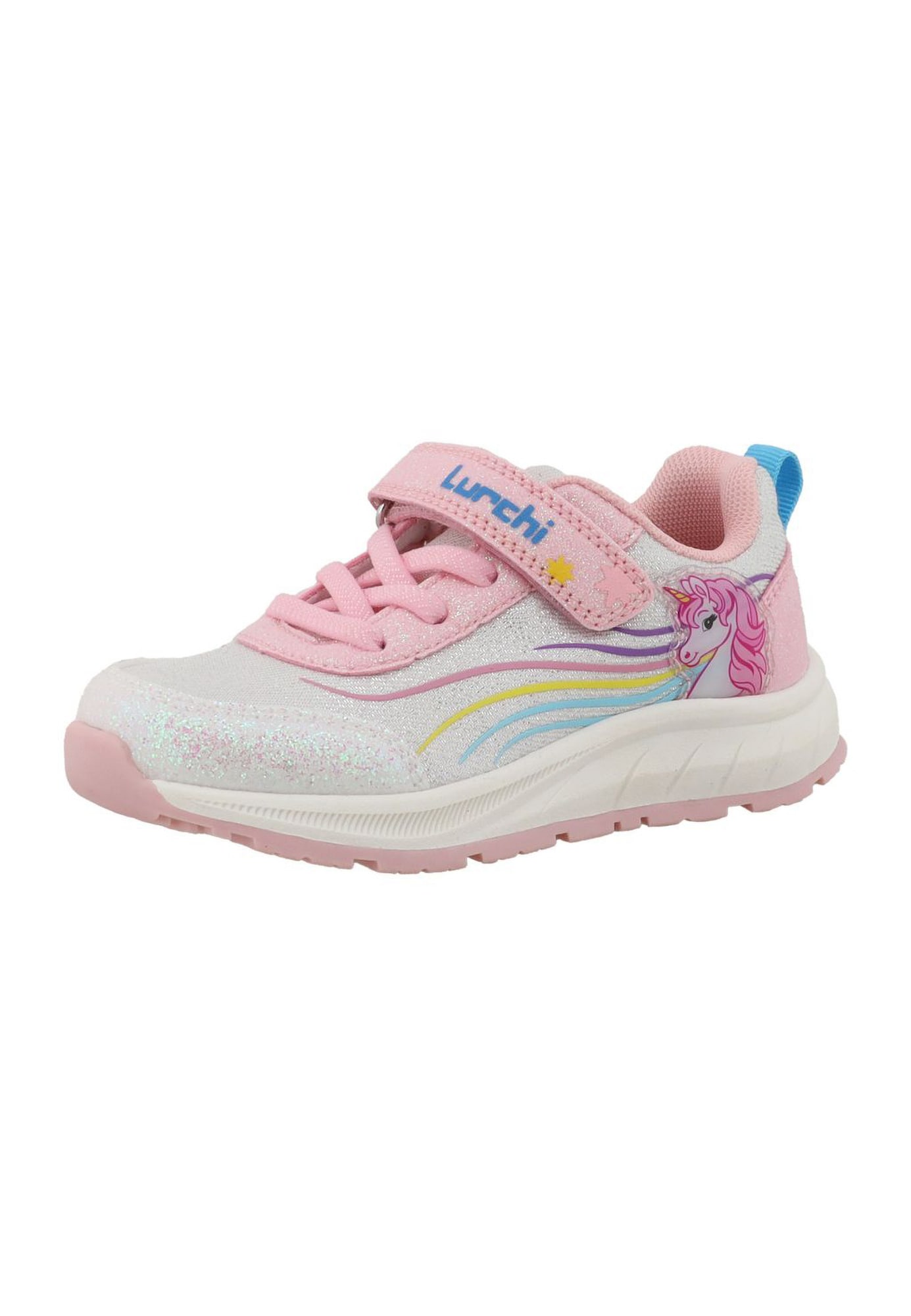 LURCHI Sneaker albastru / roz / alb