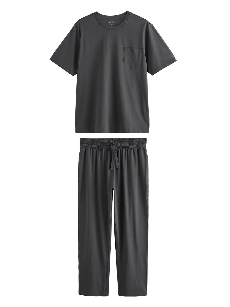 Next Pyjama Herren Größe L anthrazit