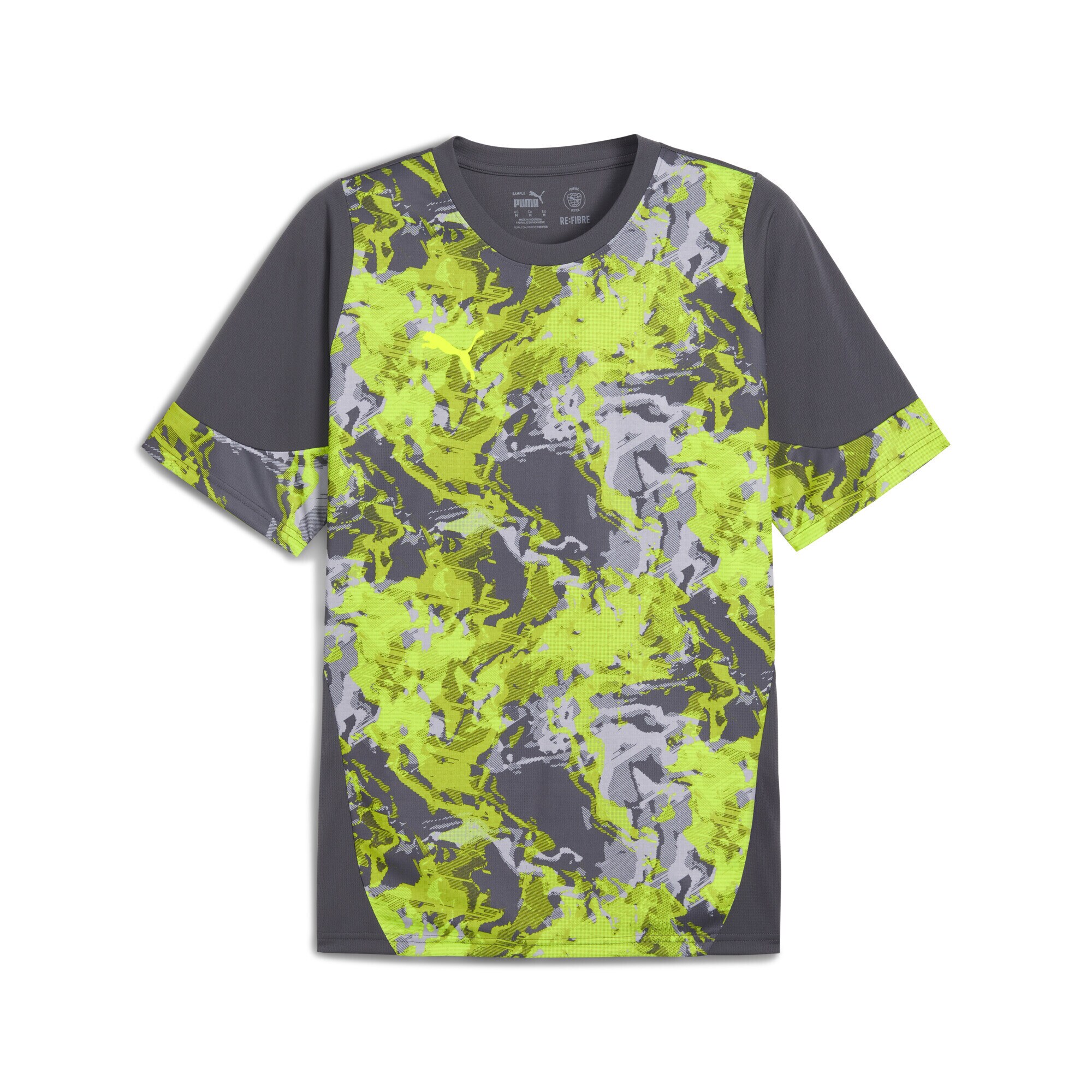 PUMA Tricot IndividualCUP  gri / verde limetă