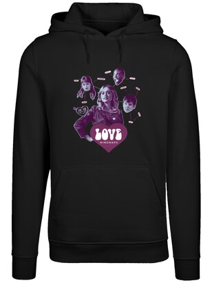 F4NT4STIC Sweatshirt ‘Sex Education Love Mindmaps Netflix TV Series’ Grijs / Lila / Zwart / Wit