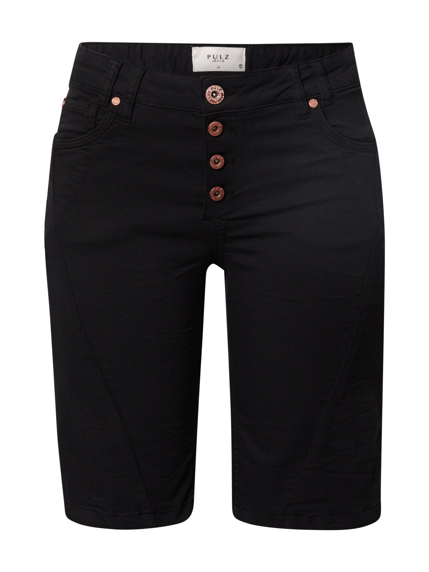 PULZ Jeans Kelnės 'ROSITA' juoda