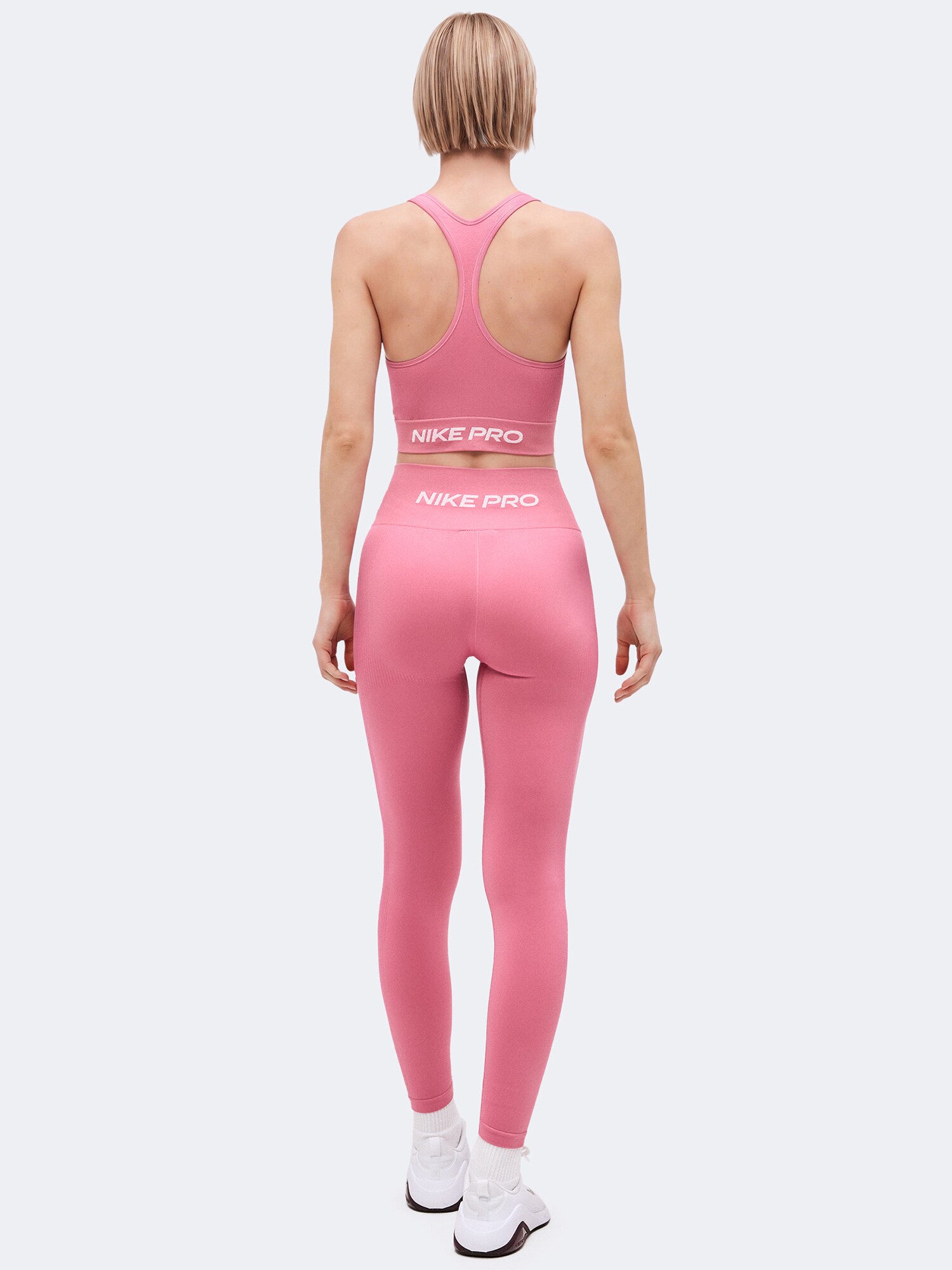 NIKE Pantalón deportivo 'Nike Pro'  pitaya / blanco – imagen 3