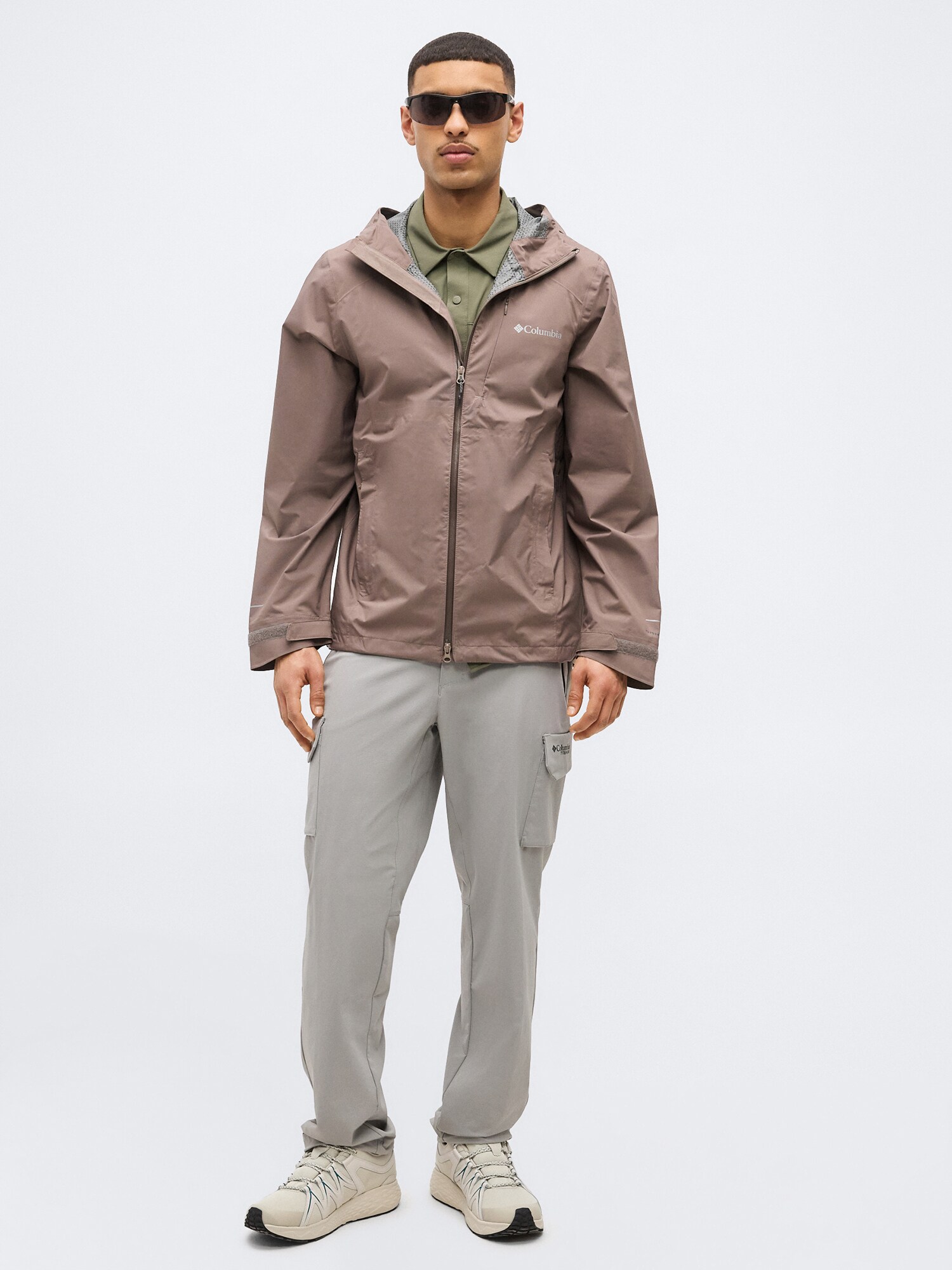 COLUMBIA Chaqueta de montaña 'Trailborne™'  color barro – imagen 4