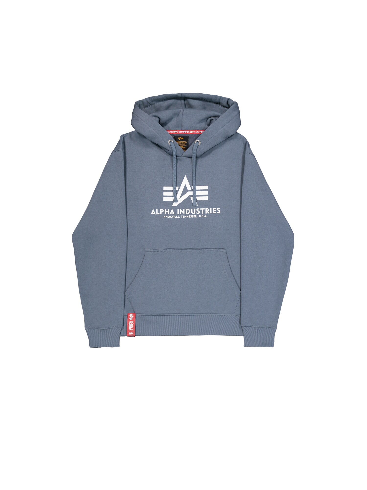 ALPHA INDUSTRIES Mikina  tmavosivá / biela